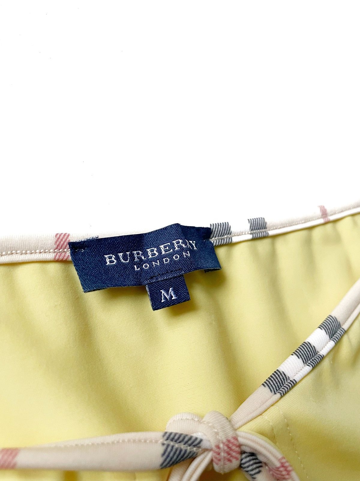 Burberry Burberry Beach Yellow Drawstring Skirt Nova Check Size M Size 27" / US 4 / IT 40 - 6 Thumbnail