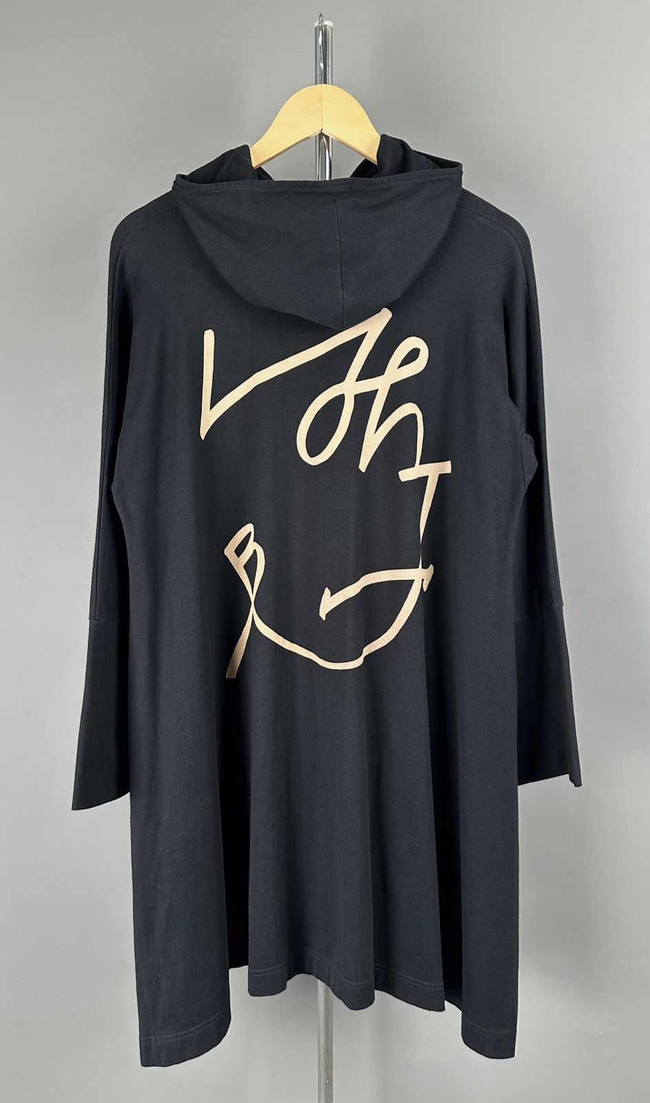 Yohji Yamamoto Yohji Yamamoto - Black and Black A/W17 - Back Hit Message Size XS / US 0-2 / IT 36-38 - 1 Thumbnail