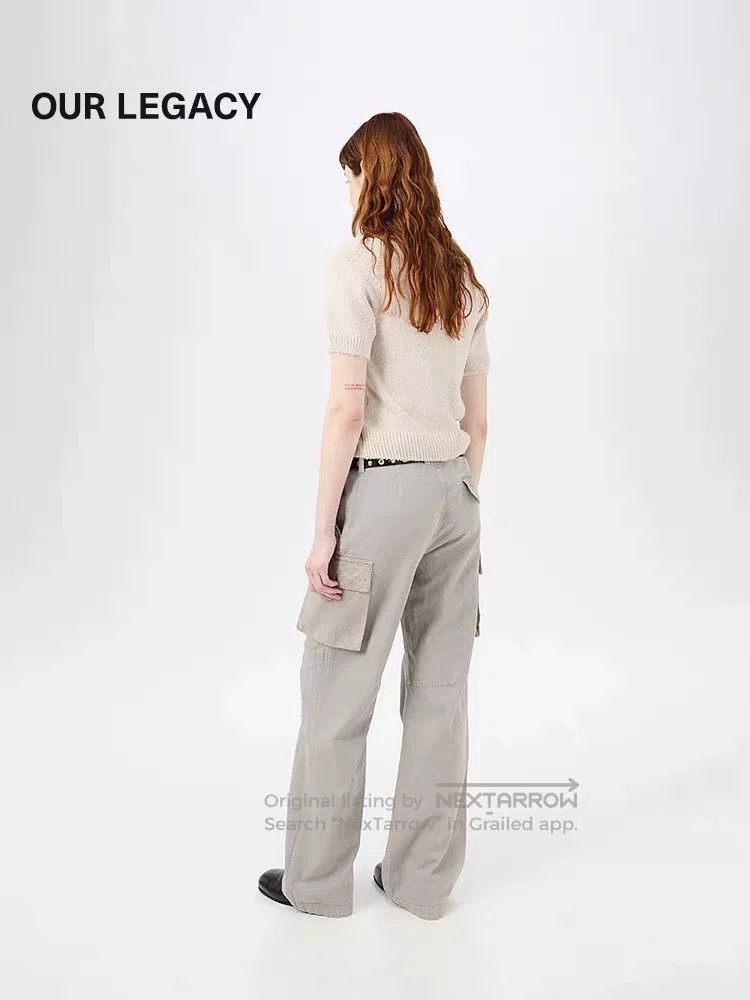Our Legacy Our Legacy Gravel color wide-leg workwear trousers Size US 32 / EU 48 - 2 Thumbnail
