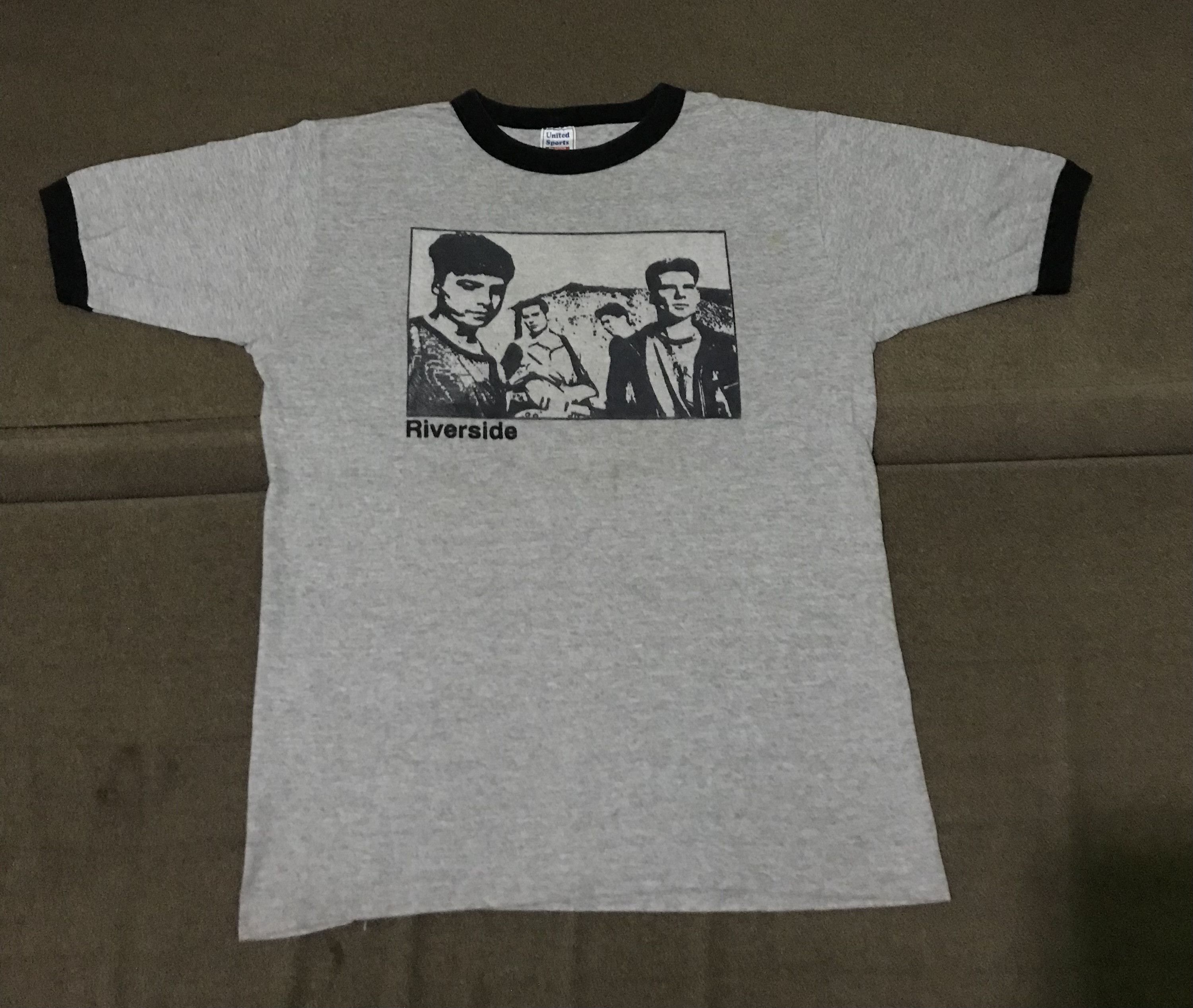 Band Tees Vintage 90s Riverside Shirt Primal Scream Ocean Blue Size US L / EU 52-54 / 3 - 1 Thumbnail