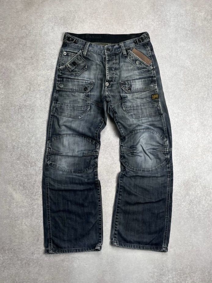 G-Star × Vintage VINTAGE GSTAR ARCHIVAL BAGGY CARGO PANTS BALENCY STYLE 31 Size US 31 - 1 Thumbnail