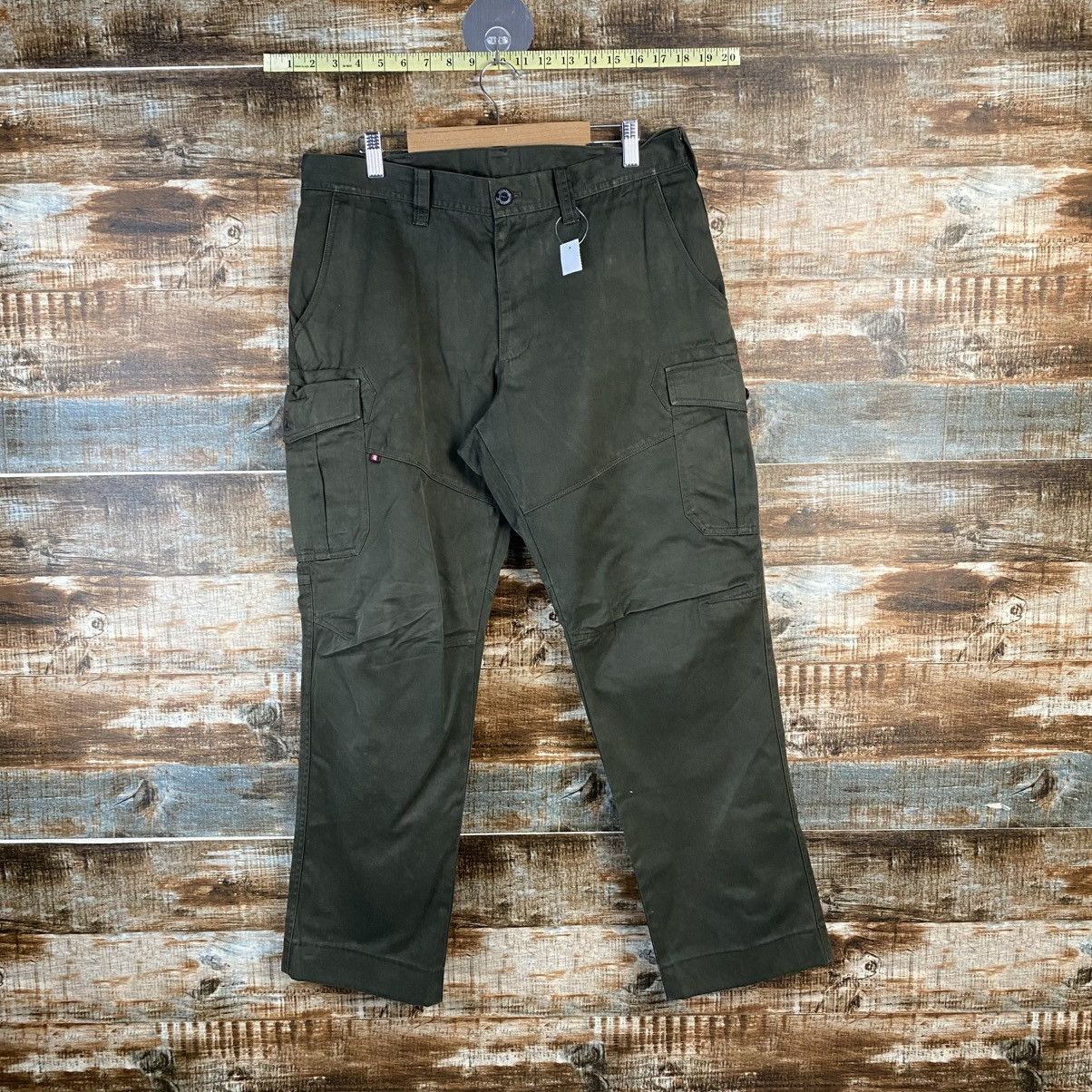 Japanese Brand DL Burtle Green Cargo Multipocket Pants #C989 Size US 33 - 1 Thumbnail