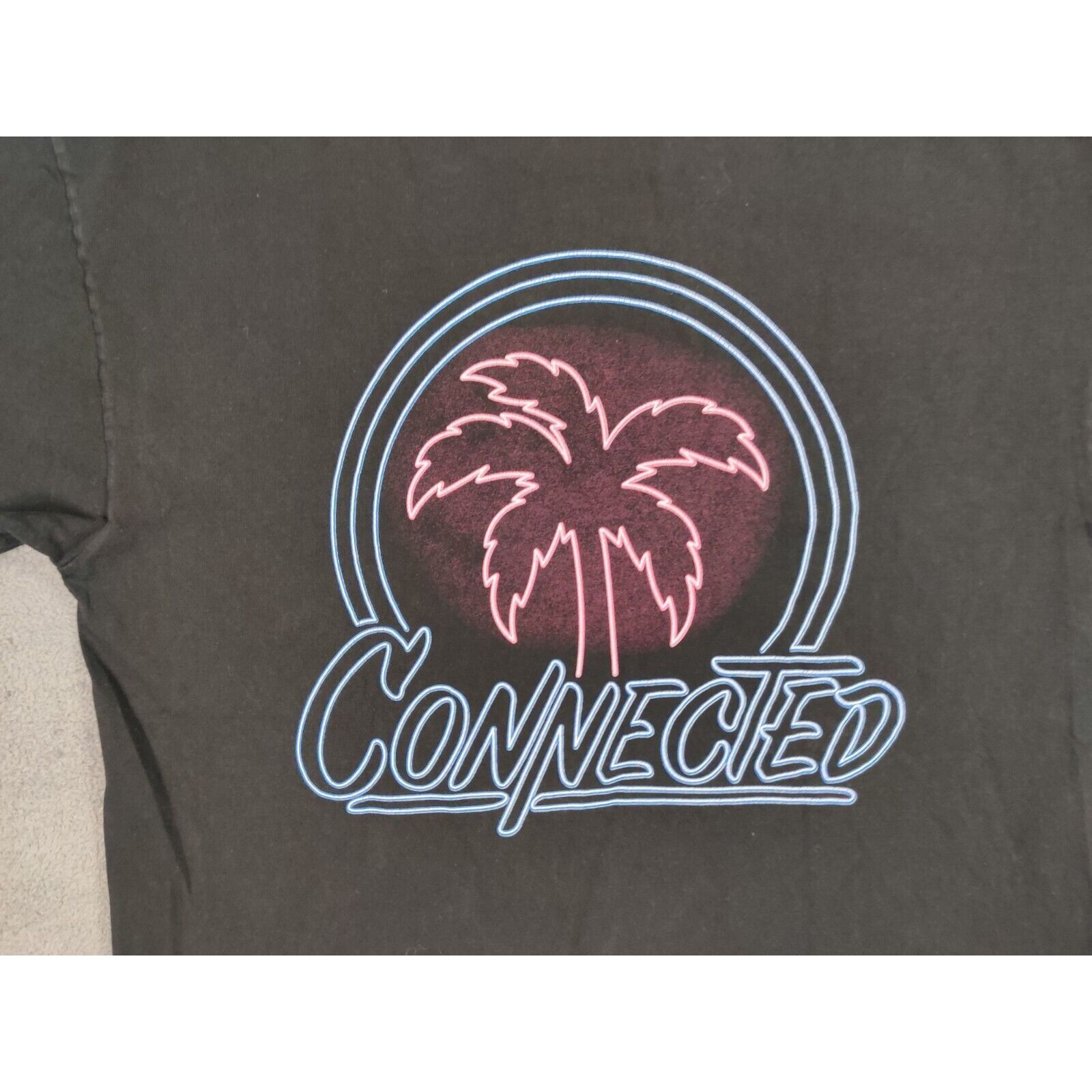 Other Connected Shirt Adult Mens Large Black Embroidered Spell Out Size US L / EU 52-54 / 3 - 2 Thumbnail