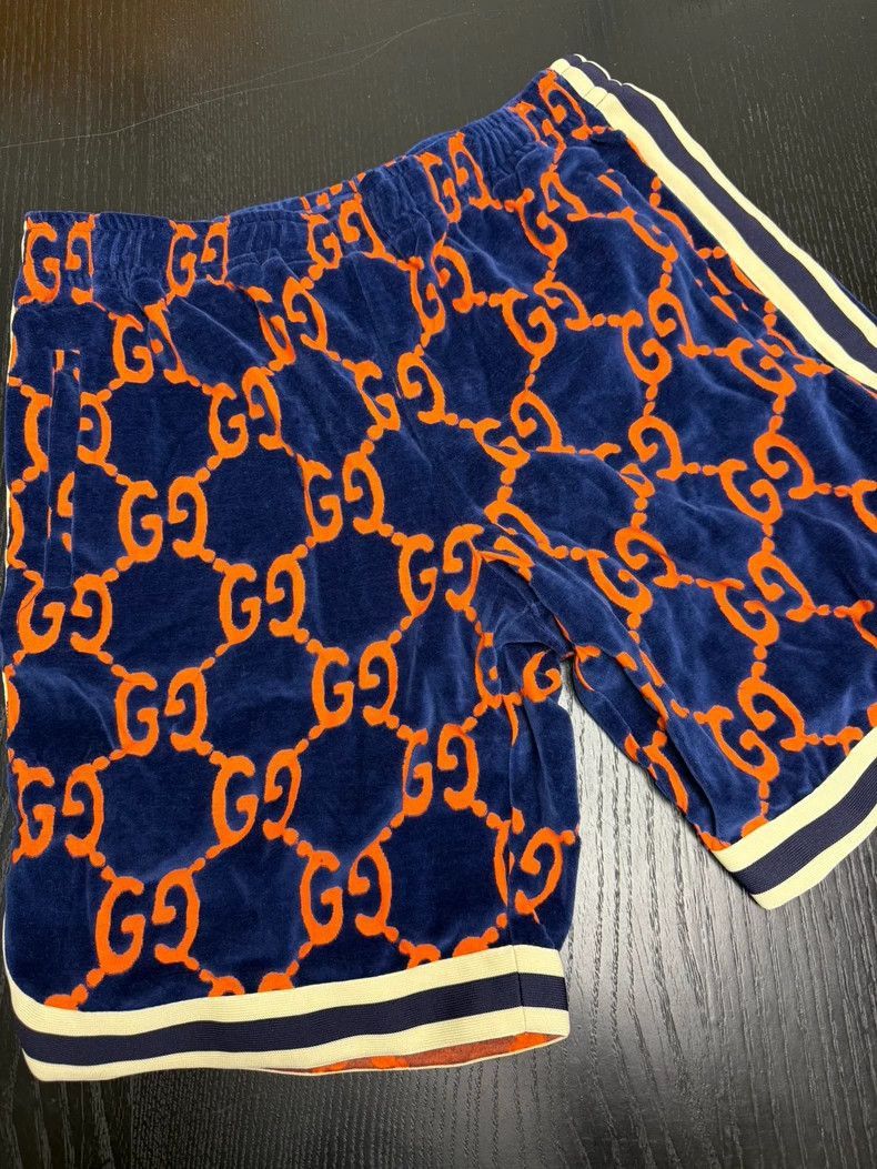 Gucci Gucci GG Velvet Print Basketball Shorts-2505 Size US 32 / EU 48 - 3 Thumbnail