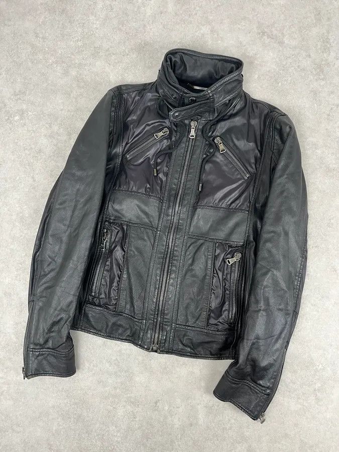 Dolce & Gabbana AW2009 Dolce & Gabbana Black Multi-Zip Nylon & Leather Jacket Size US M / EU 48-50 / 2 - 5 Thumbnail