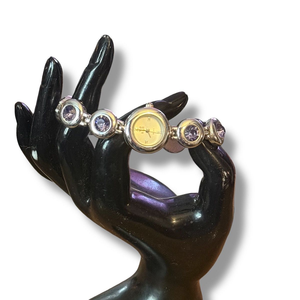 Other Nolan Miller silver purple gemstone quartz watch Size ONE SIZE - 2 Thumbnail