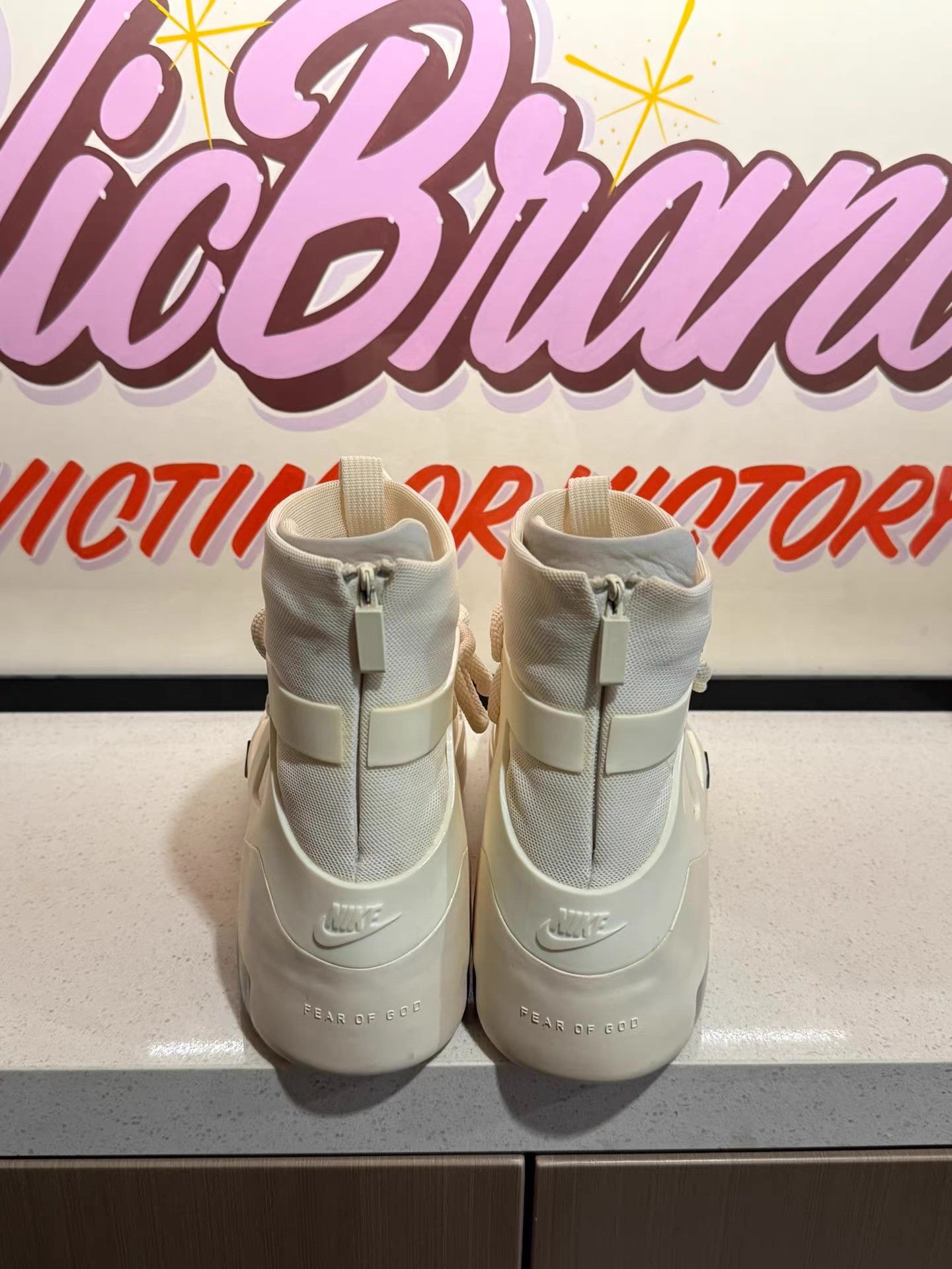 Nike Fear of God x Nike Air Fear of God 1 Black Fog colorway Ｑ20 Size US 8 / EU 41 - 6 Thumbnail
