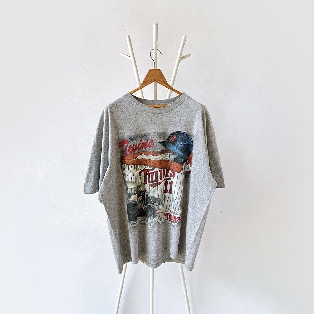 Lee × Vintage 90s Minnesota Twins MLB t-shirt / 2XL Size US XXL / EU 58 / 5 - 1 Thumbnail
