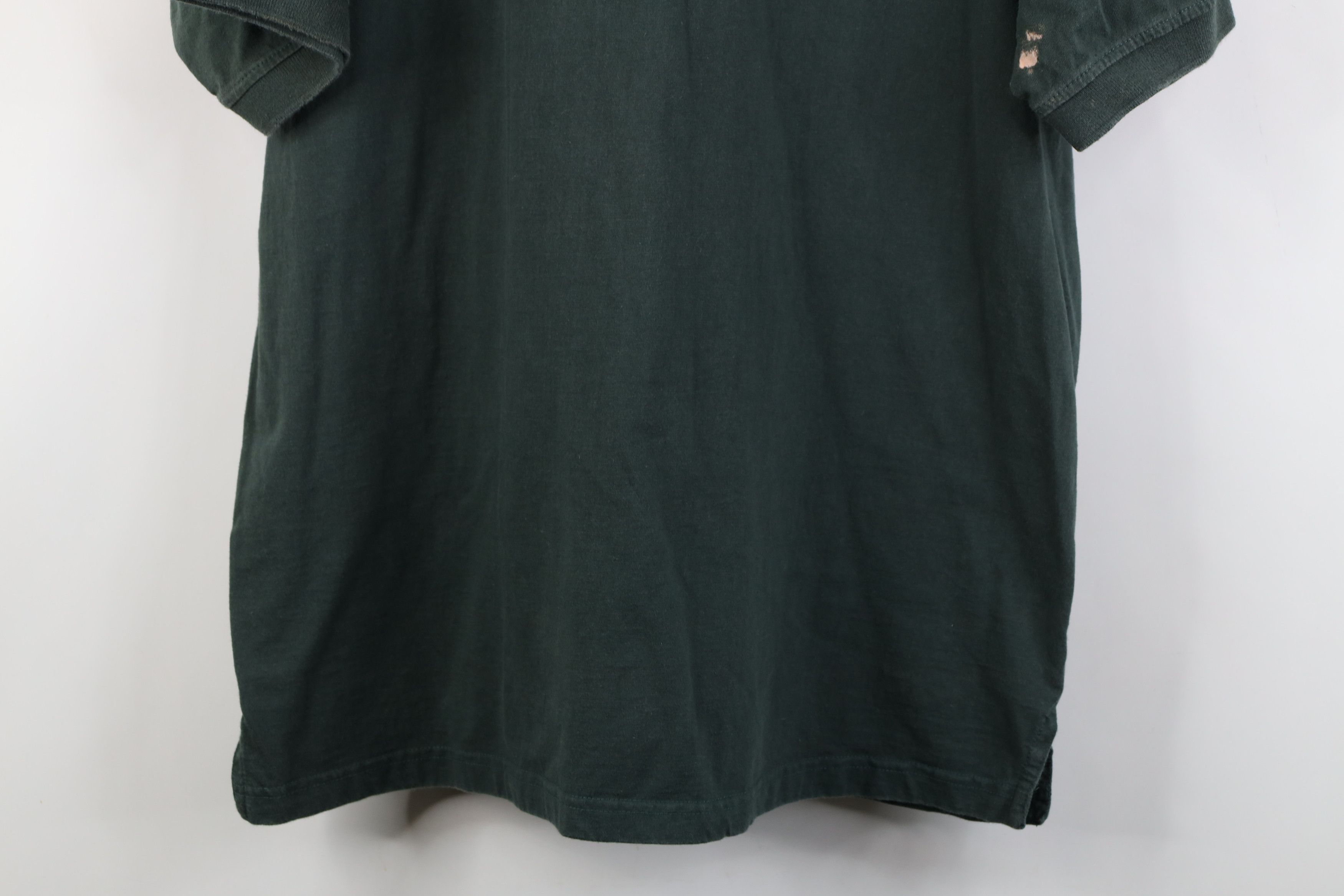Vintage Vintage 90s Streetwear Blank Baggy Fit Golf Polo Shirt Green Size US L / EU 52-54 / 3 - 3 Thumbnail