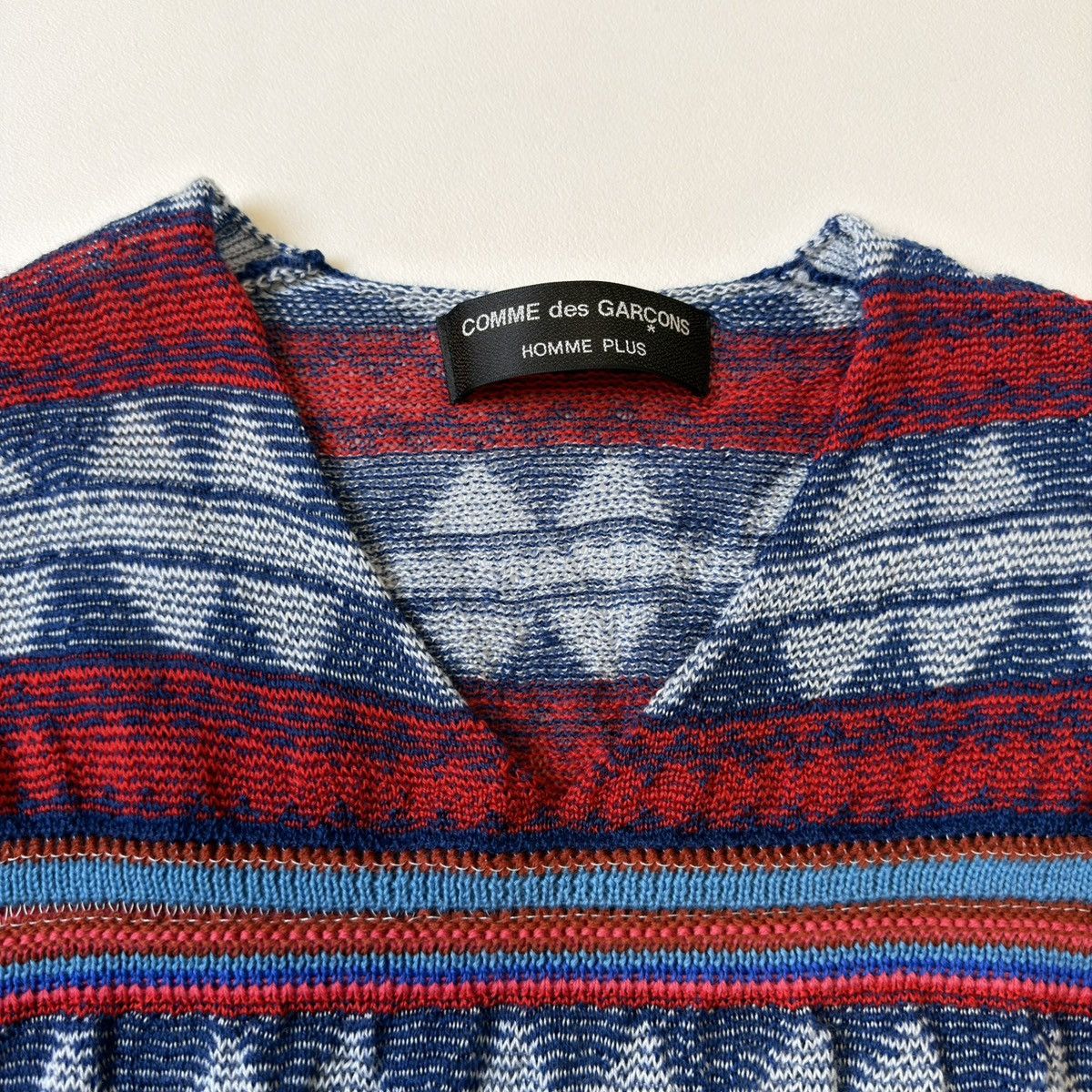 Comme des Garcons S/S 02 Patterned Wool Mixed Tension Sweater Size US M / EU 48-50 / 2 - 6 Thumbnail