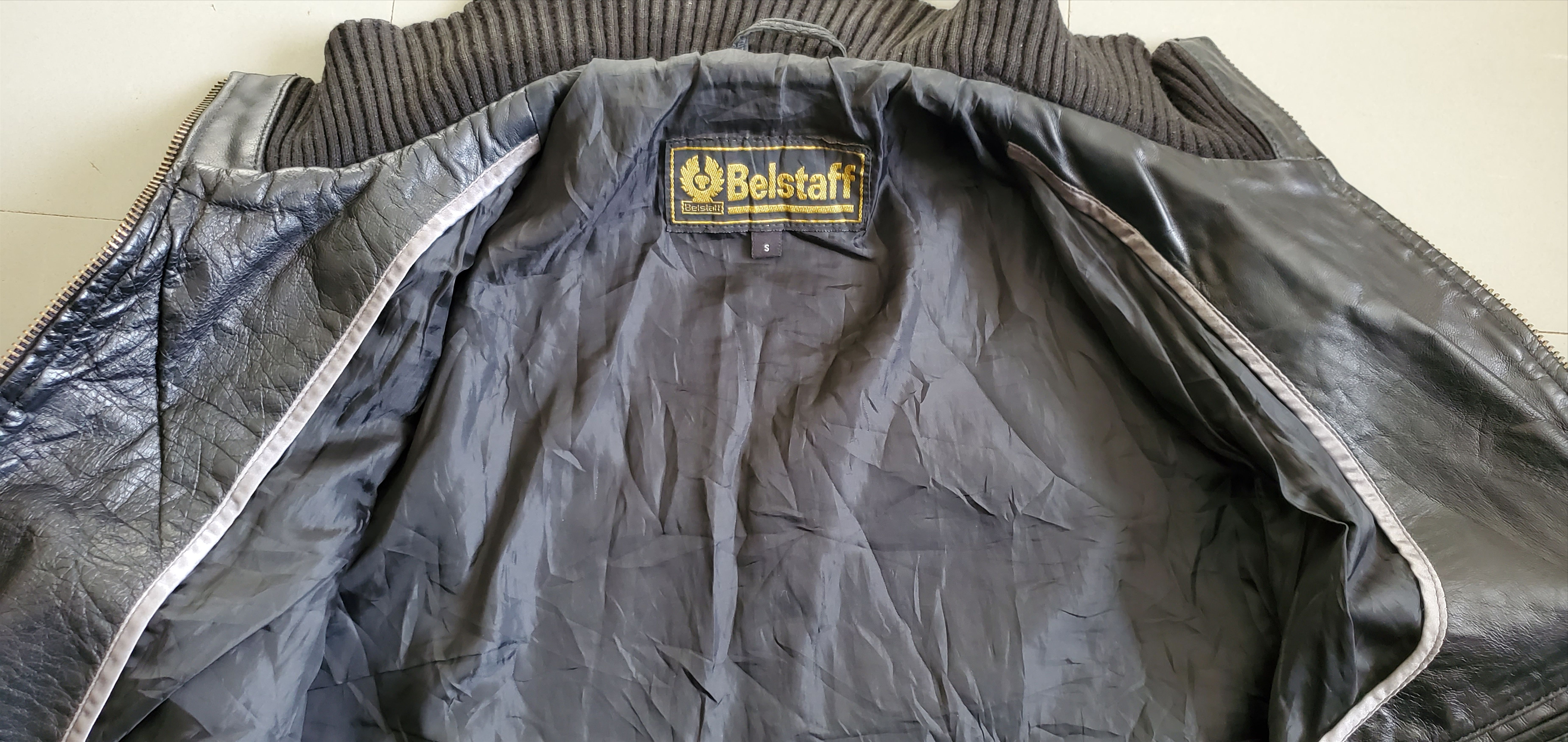 Belstaff BELSTAFF Black Leather Biker Jacket Size S / US 4 / IT 40 - 7 Thumbnail