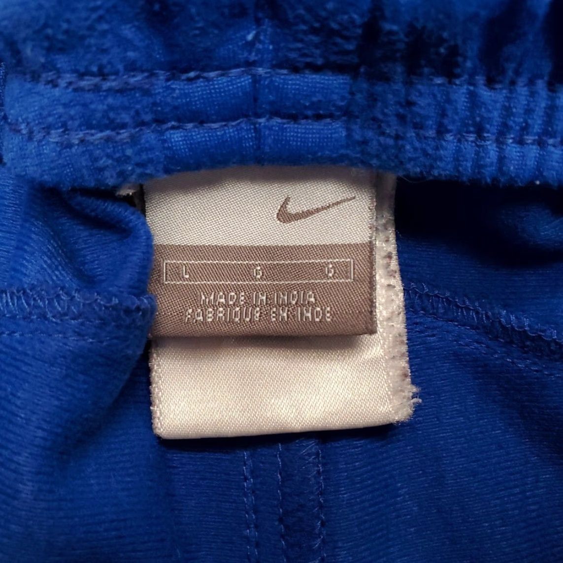 Nike VINTAGE Nike Shorts Men M Blue Embroidered Basketball Drawstring Elastic 90s Y2K Size US 31 - 4 Thumbnail