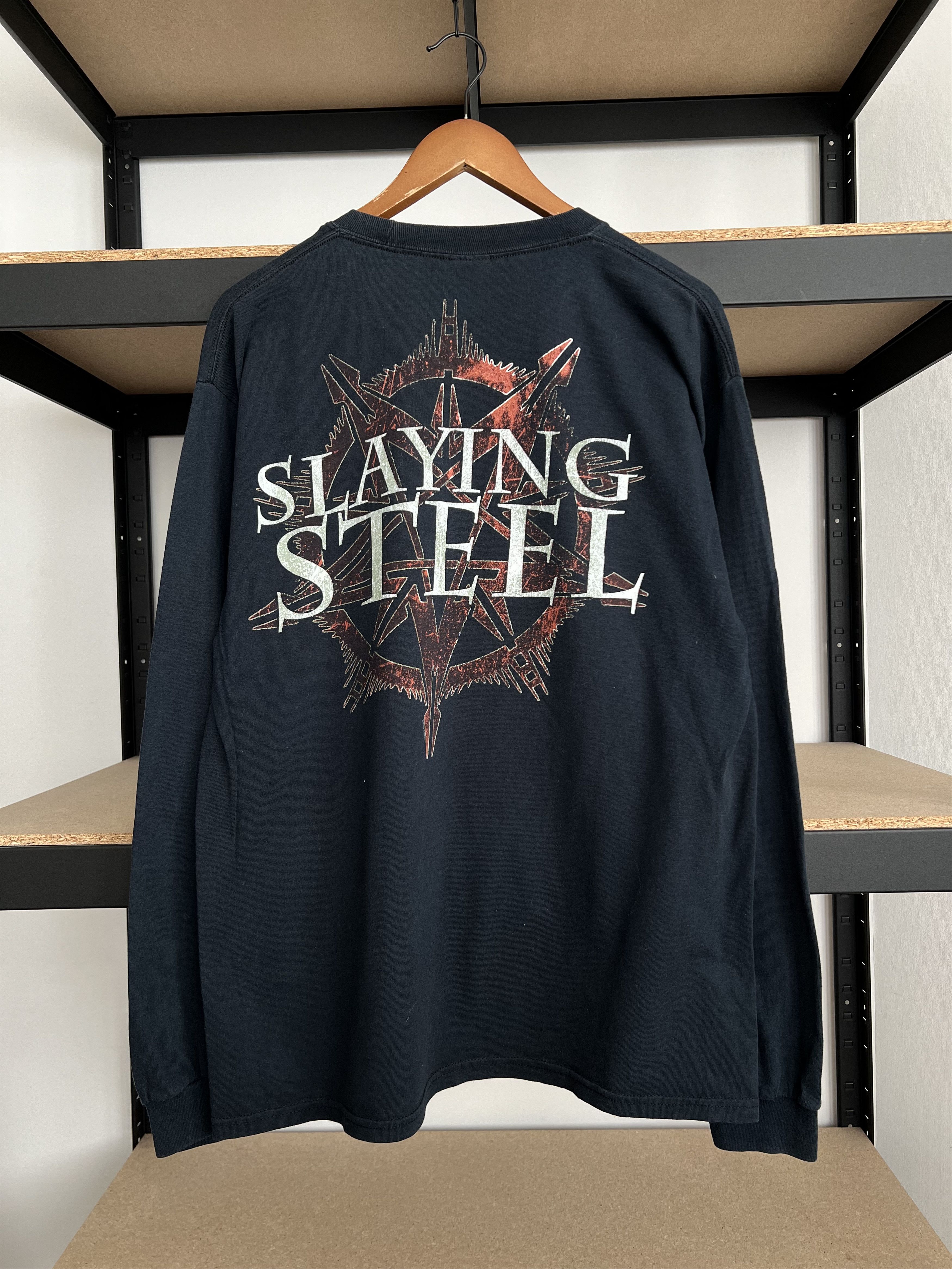 Band Tees Vintage 2009 Krisiun Slaying Steel Black Long Sleeve T-shirt Size US L / EU 52-54 / 3 - 2 Thumbnail