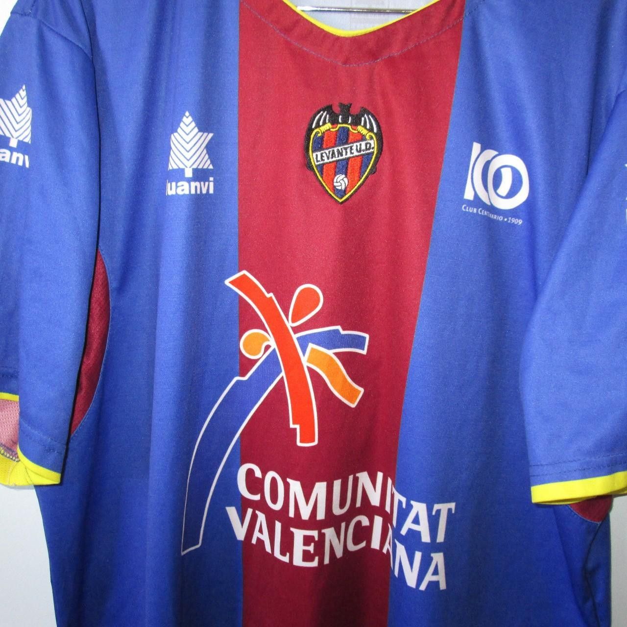 Other Fc Levante Spain 2010 2011 Home Luanvi Shirt Jersey Size US L / EU 52-54 / 3 - 4 Thumbnail