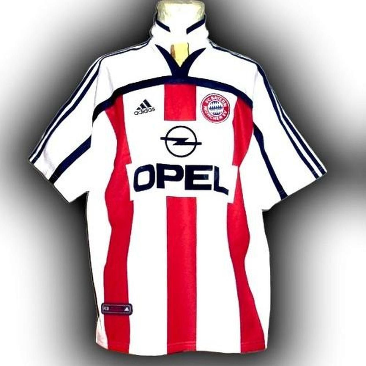 Adidas Bayern Munchen Munich Germany 2000 2001 2002 Away Shirt Size US XL / EU 56 / 4 - 1 Thumbnail