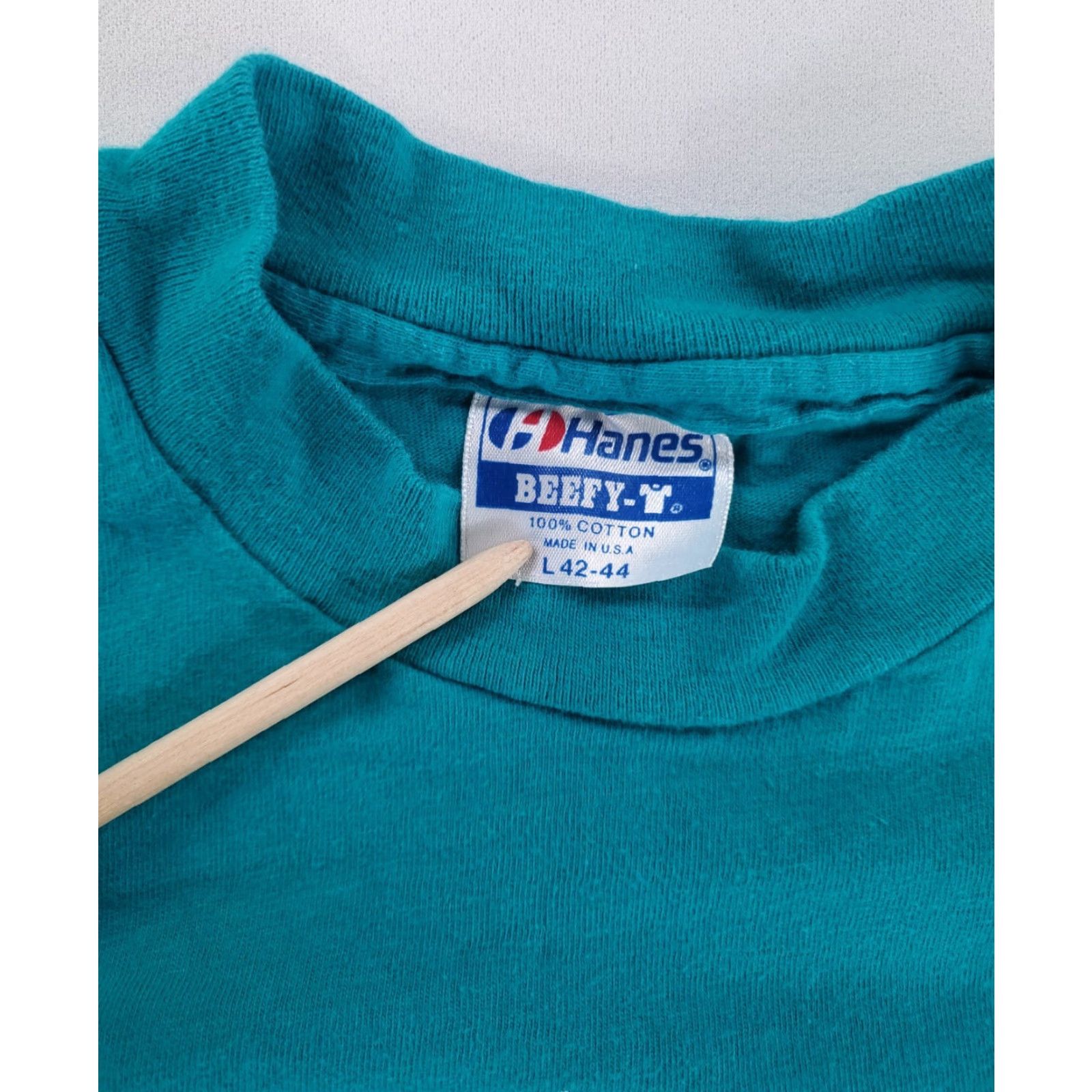 Hanes **VTG Hanes 80s Breckenridge Colorado Green Puffy Mens L T-Shirt** User: VTG Hanes 80s Breckenridge Colorado Green Puffy Mens L T-Shirt Size US L / EU 52-54 / 3 - 3 Thumbnail