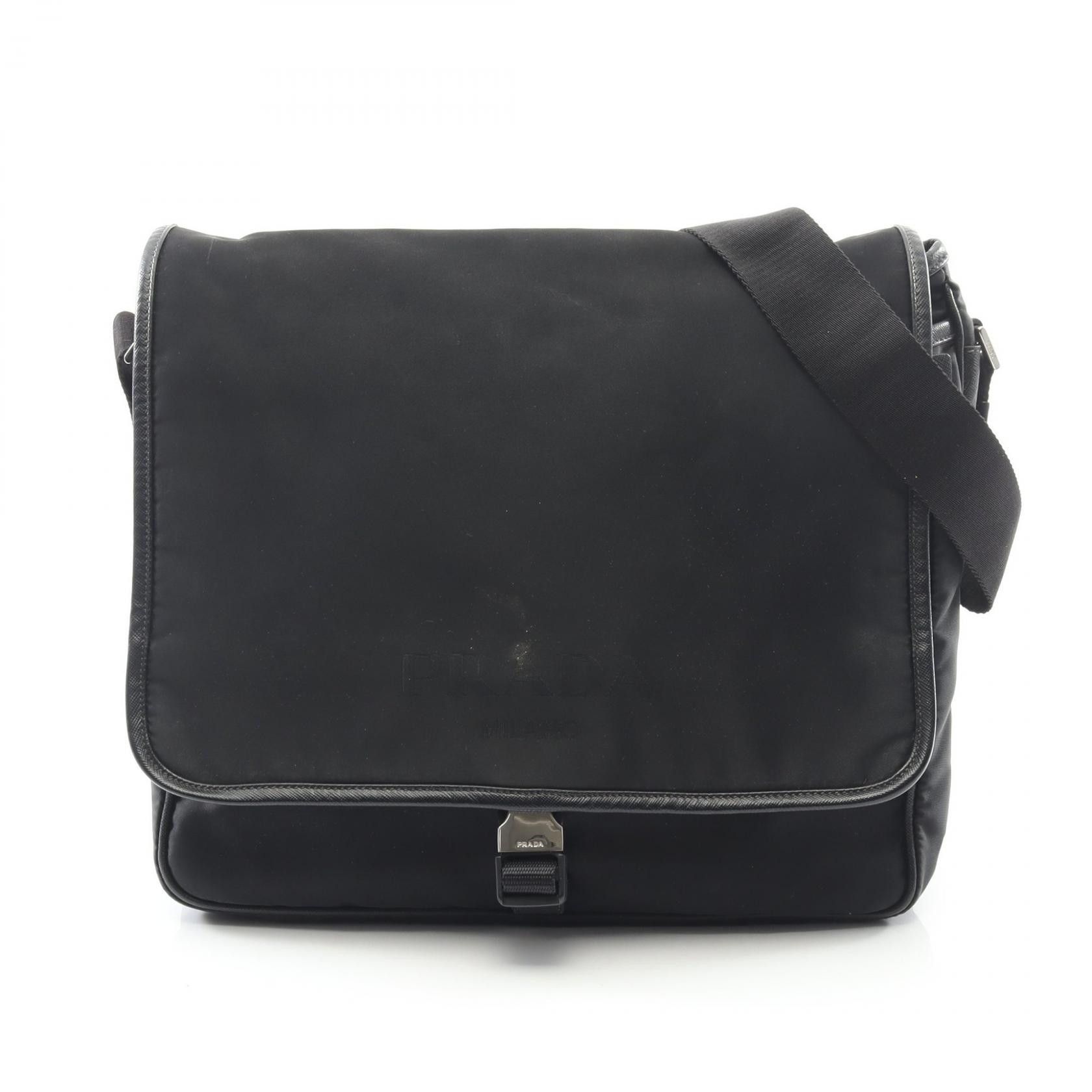Prada Prada Prada TESSUTO SAFFIANO shoulder bag Textile Shoulder Bag 2VD166 DUTY FREE for USA Size ONE SIZE - 1 Thumbnail