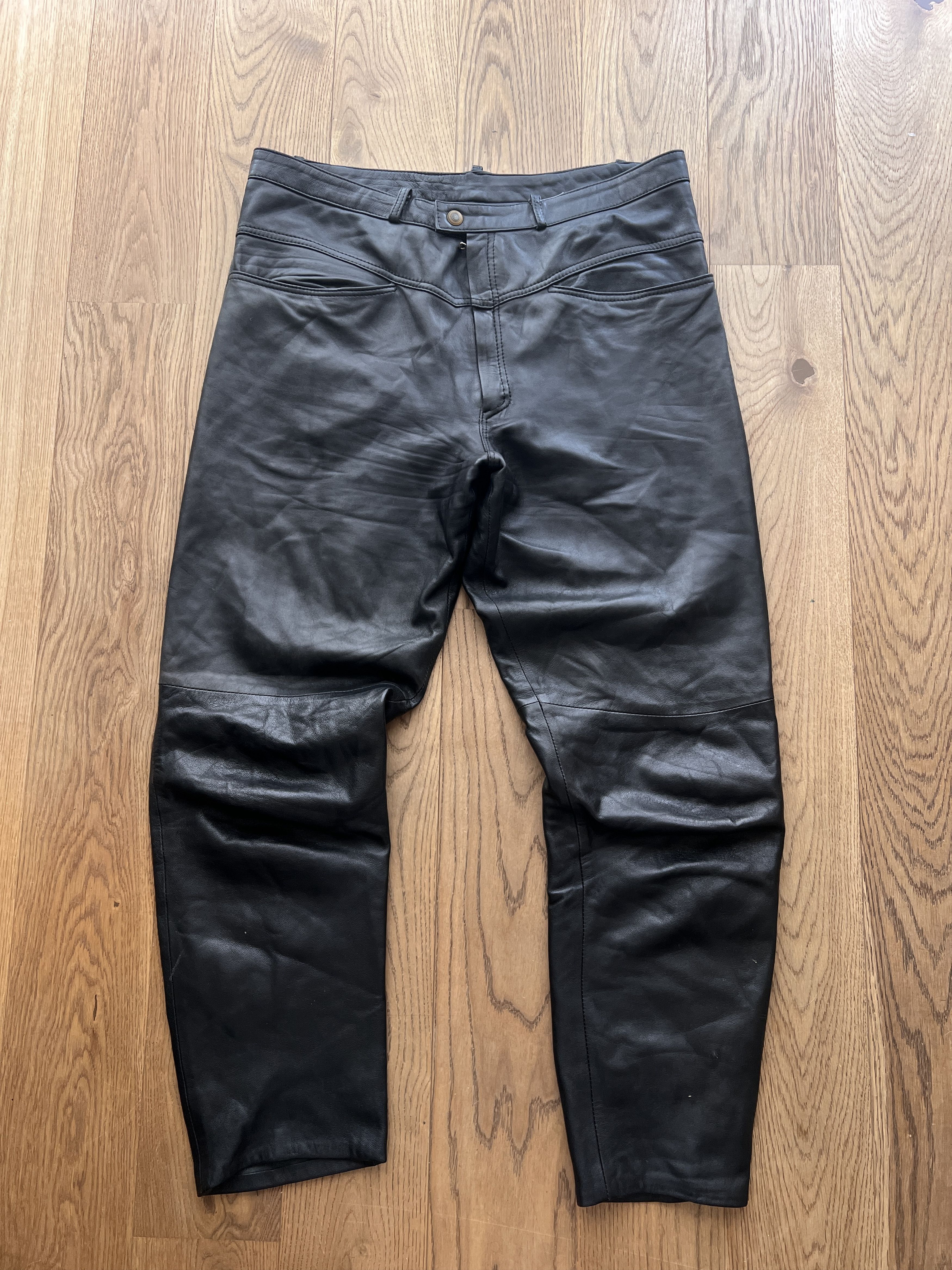 Hysteric Glamour VIntage soft leather pants yohji yamamoto diesel opium style Size US 36 / EU 52 - 11 Thumbnail