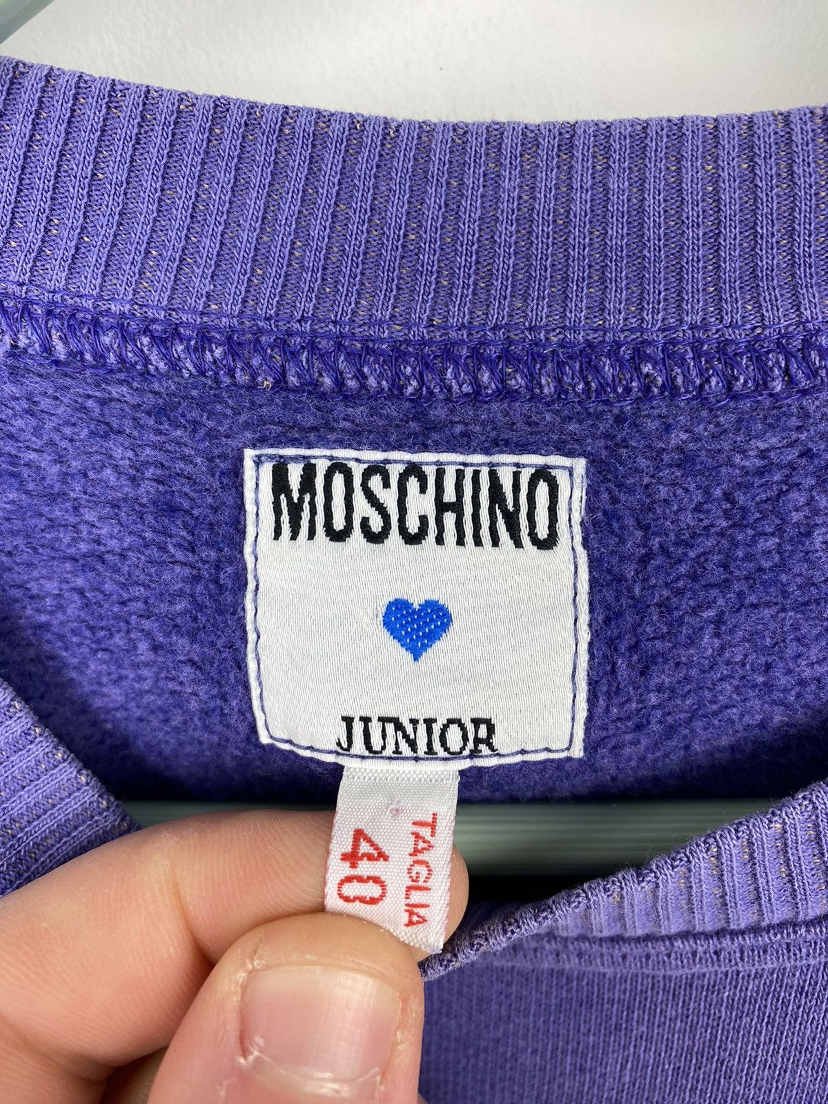 Moschino Vintage Moschino Junior Sweatshirt like Versace Size S / US 4 / IT 40 - 14 Thumbnail