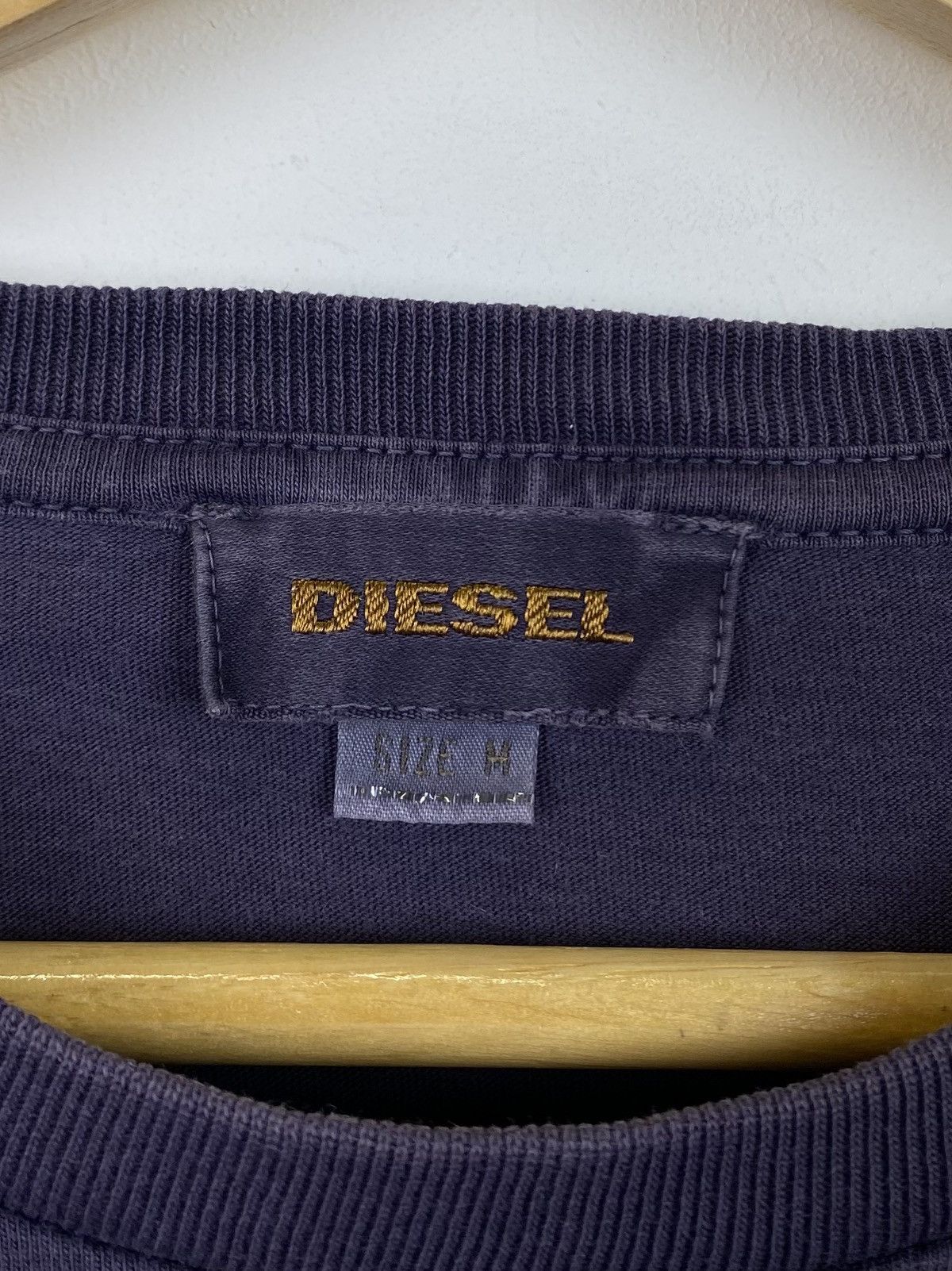 Diesel Diesel Men’s T-Shirt Purple Avant Garde Designer Crew Neck Size US M / EU 48-50 / 2 - 3 Thumbnail