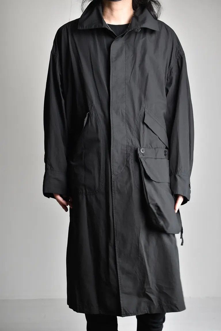 The Viridi-anne The Viridi-anne Cotton Linen Coat "Indigo" Size US L / EU 52-54 / 3 - 9 Thumbnail