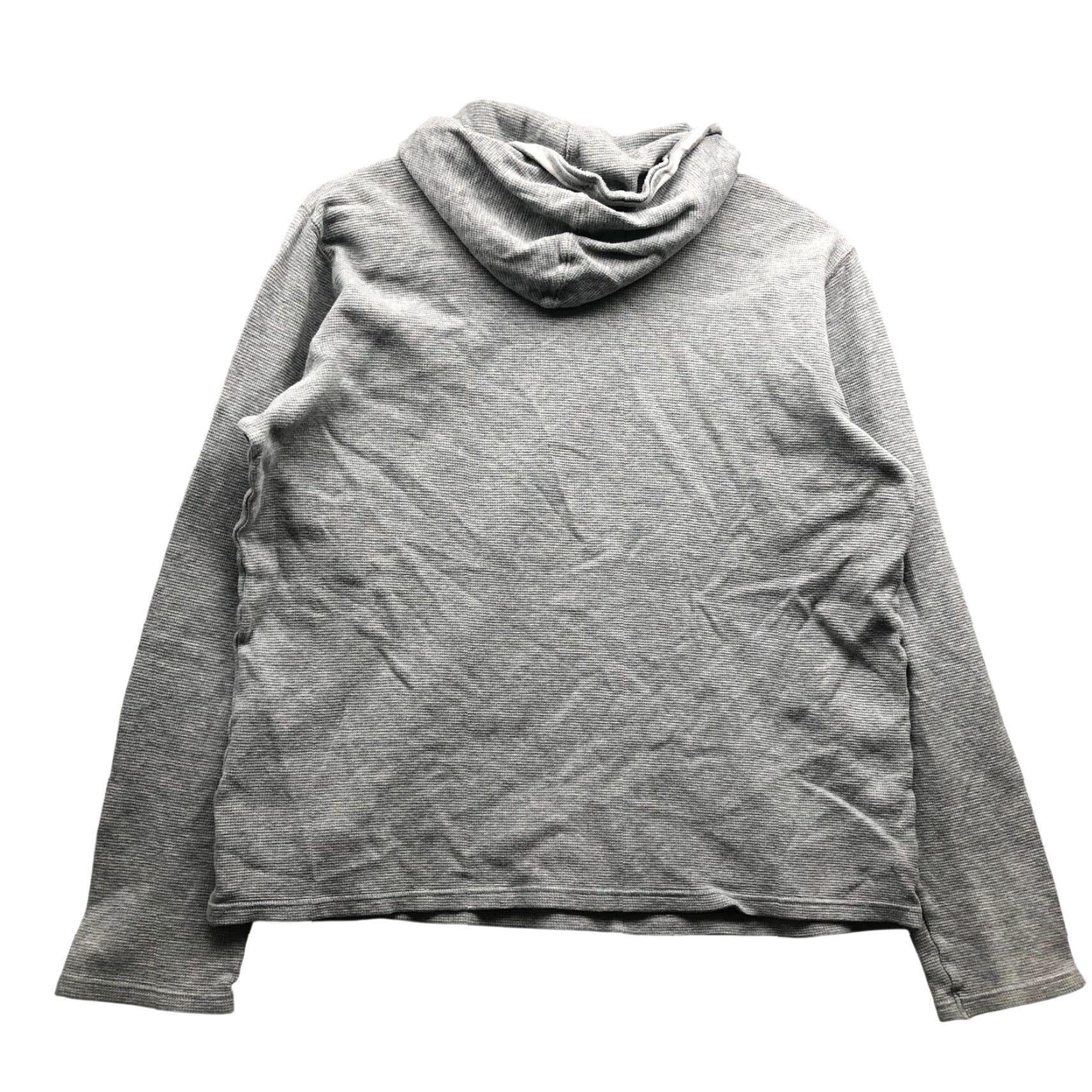 Polo Ralph Lauren Polo Ralph Lauren Thermal Hooded Shirt Mens M Long Sleeve Gray Sleepwear Logo™ Size US M / EU 48-50 / 2 - 5 Thumbnail
