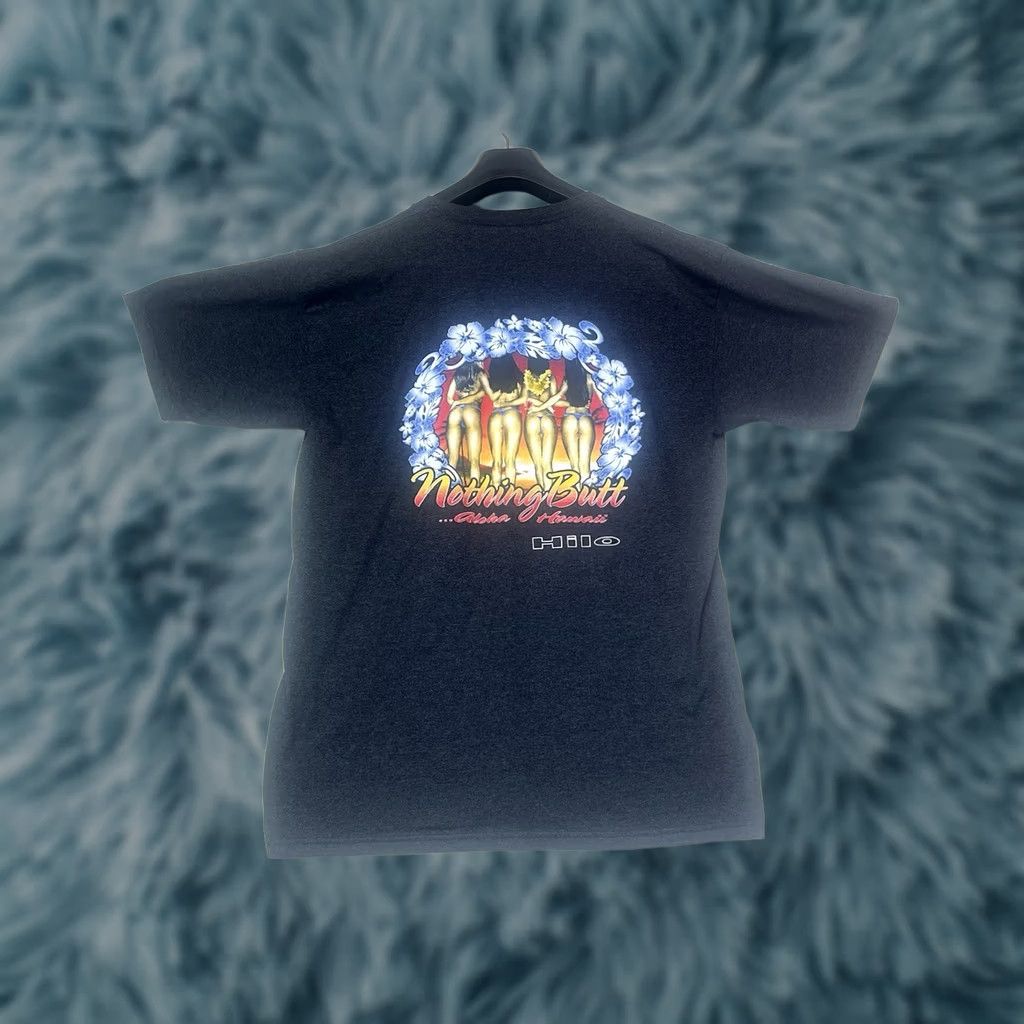 Gildan Nike Black Crew Neck Aloha Hawaii M-L Shirt Mens Size US M / EU 48-50 / 2 - 1 Thumbnail