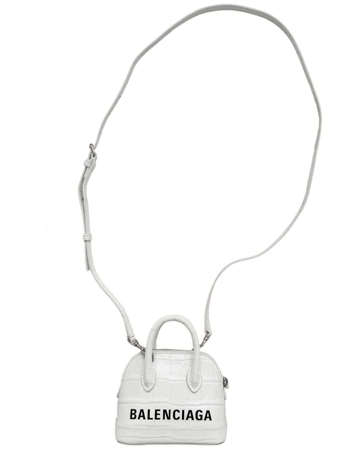 Balenciaga Croc XXS White Embossed Bag Size ONE SIZE - 1 Thumbnail