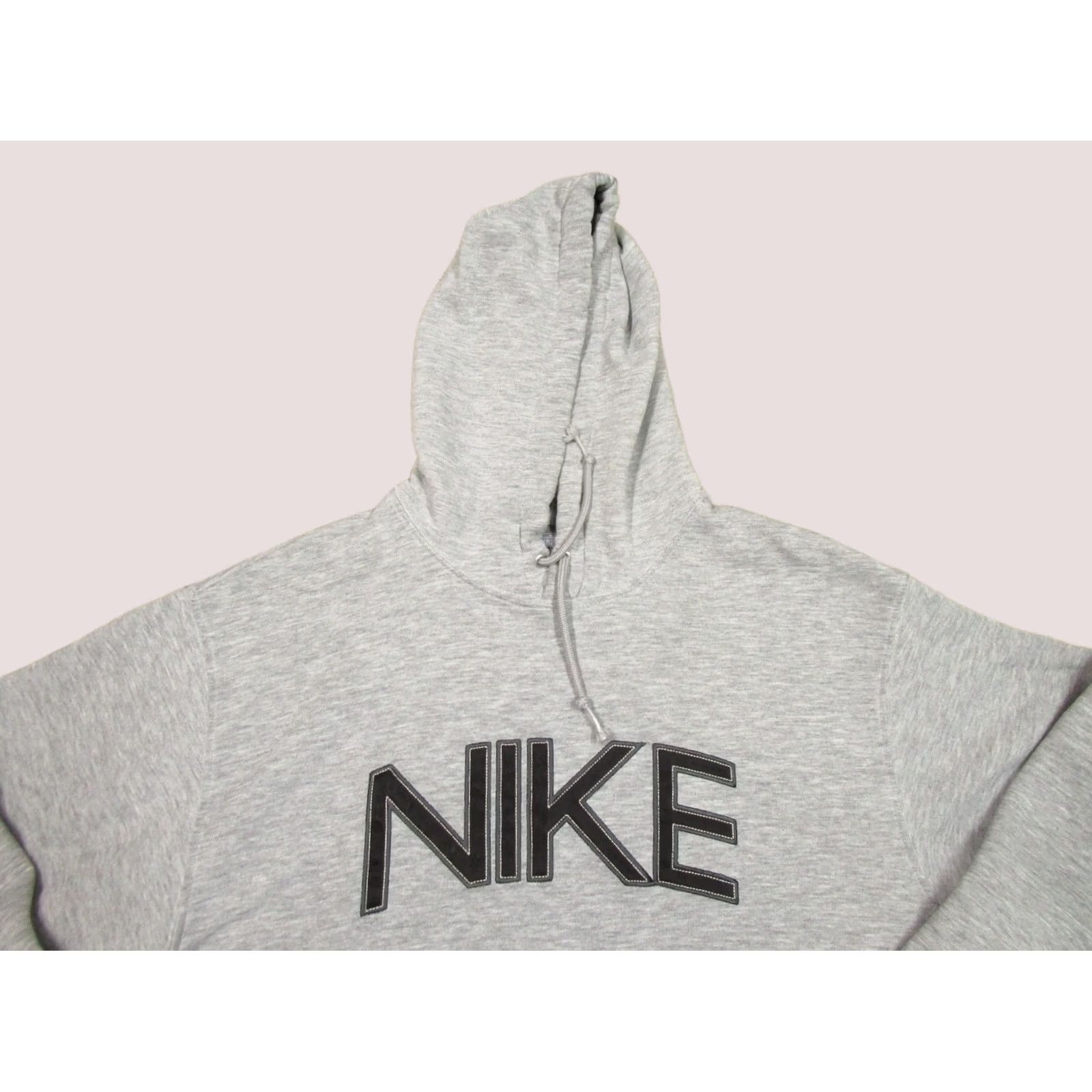 Nike VINTAGE Nike Hoodie Men Medium Gray Sweatshirt Pullover Center Logo Y2K 00s Gym Size US M / EU 48-50 / 2 - 1 Thumbnail
