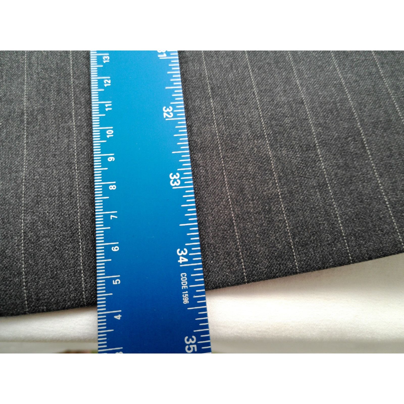 Ralph Lauren Ralph Lauren Wool Charcoal Pin Stripe Suit Jacket Men's 44L Size 44L - 7 Thumbnail