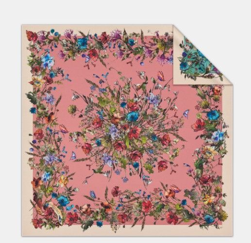 Dior o1w1db11024 Size: OS / D-Millefiori 90 Square Scarf Size ONE SIZE - 4 Thumbnail