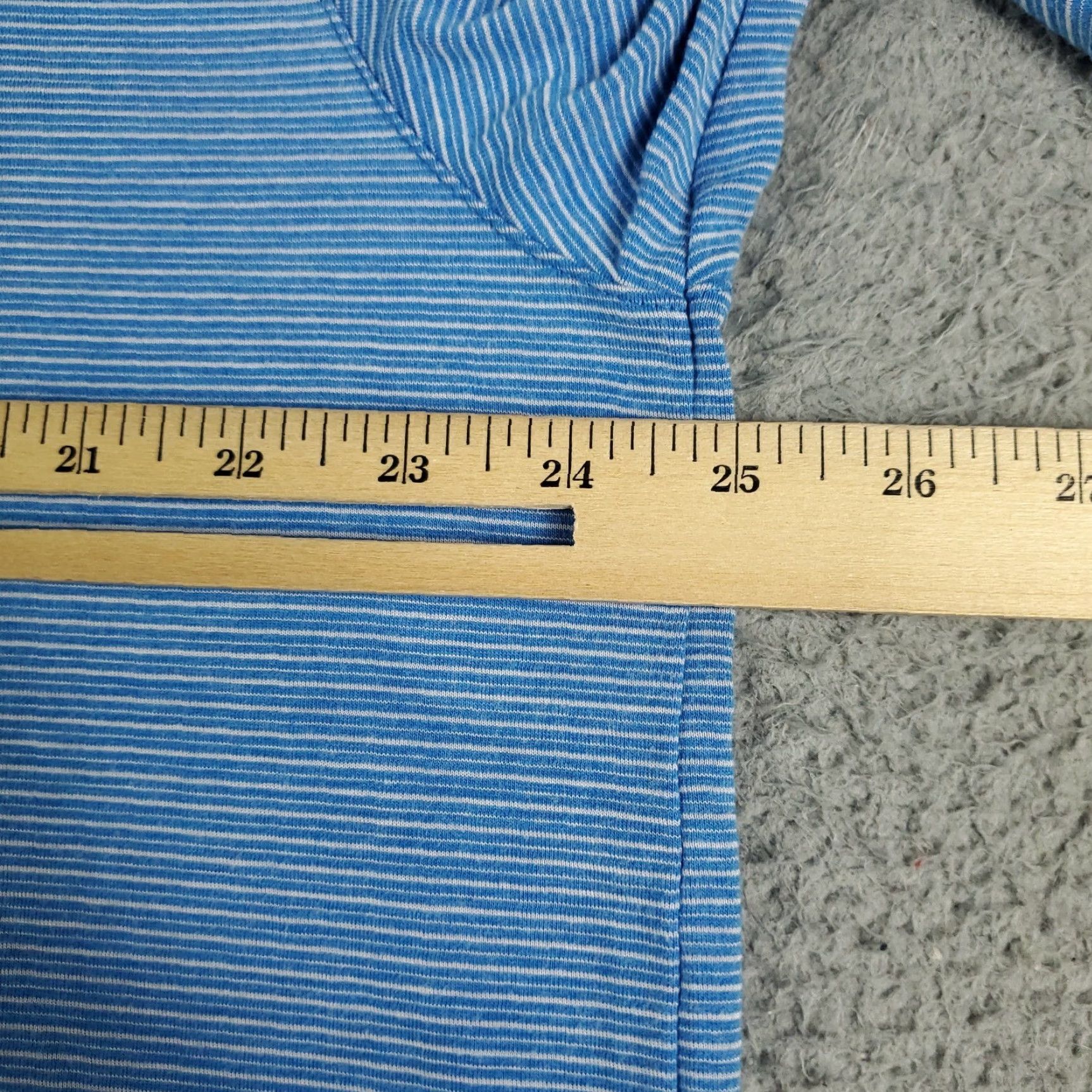 Vintage Greg Norman Polo Shirt Mens XL Blue Striped Shark Golf Casual Short Sleeve Polo Shirt Size US XL / EU 56 / 4 - 5 Thumbnail