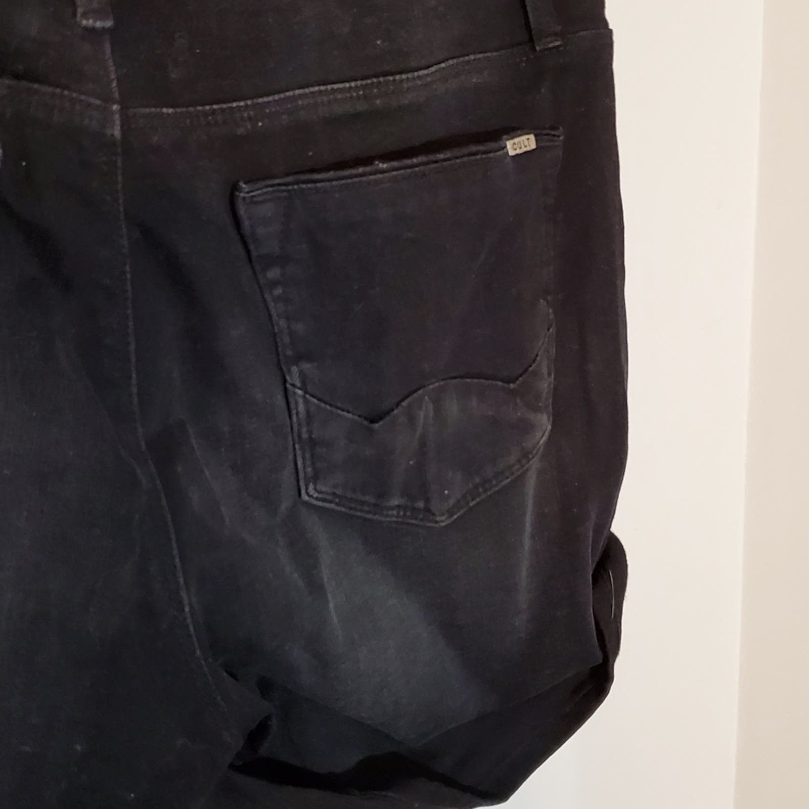 Cult Of Individuality Cult of Individuality Ex-lover Boyfriend Black Denim Shorts Size 26" / US 2 / IT 38 - 3 Thumbnail