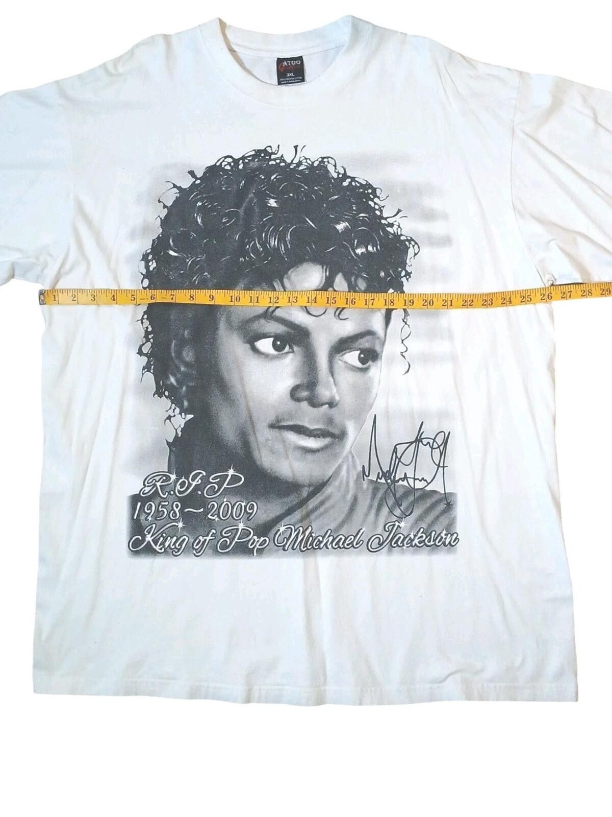 Michael Jackson Michael Jackson Size 3XL Graphic Portrait Memorial T-Shirt Size US XXL / EU 58 / 5 - 5 Thumbnail