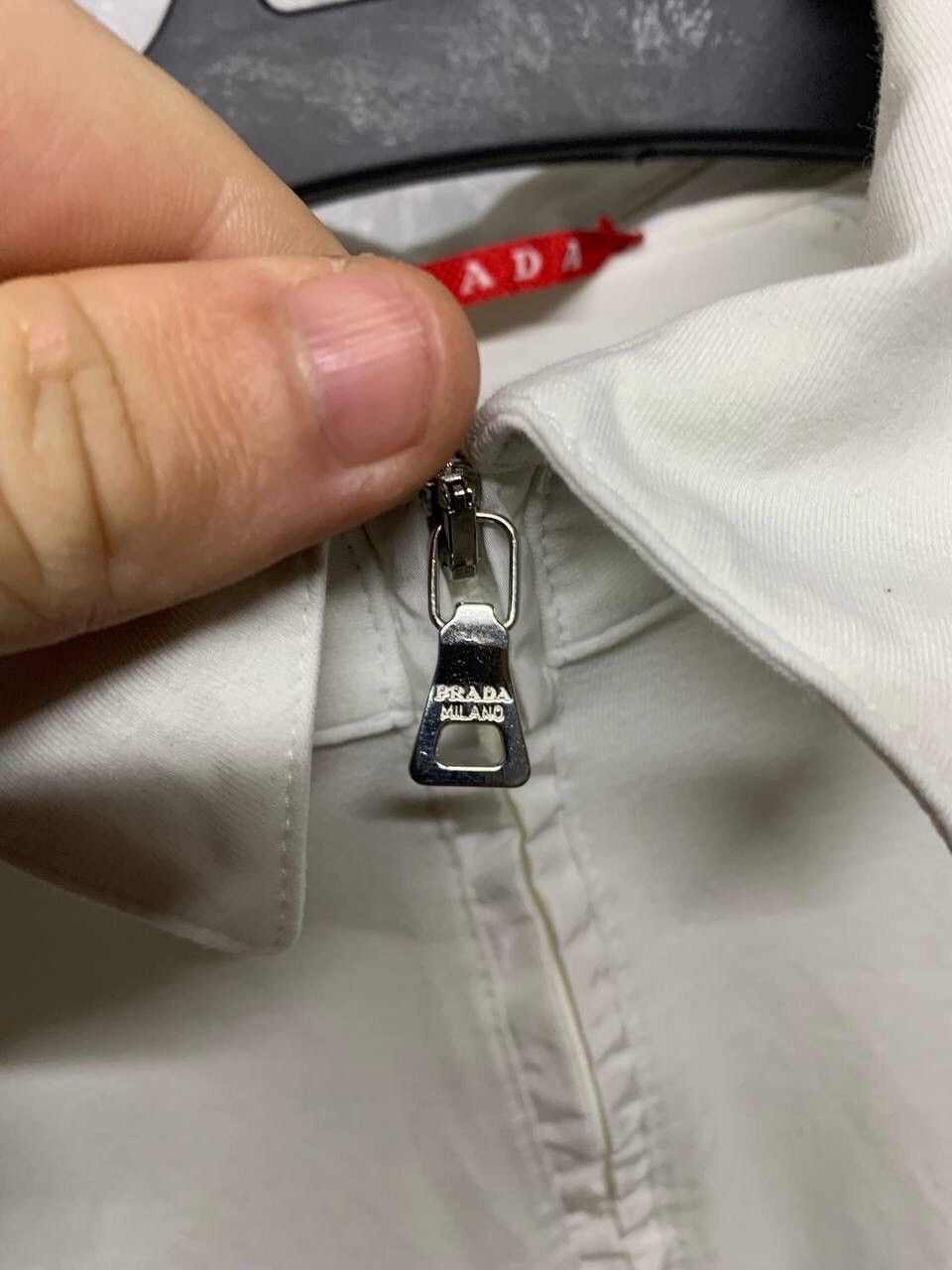Prada Vintage 2007 Prada Quarter Zip Back Pocket Shortsleeve Size US S / EU 44-46 / 1 - 8 Thumbnail