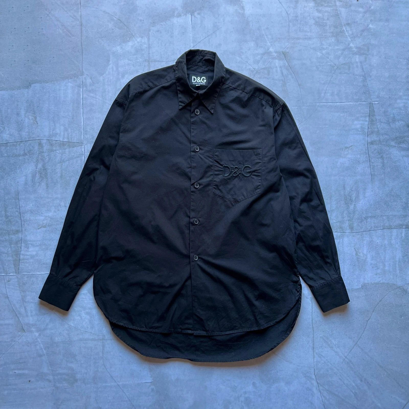 Dolce & Gabbana vintage 00s Dolce & Gabbana DG overshirt shirt long sleeve Size US XL / EU 56 / 4 - 1 Thumbnail