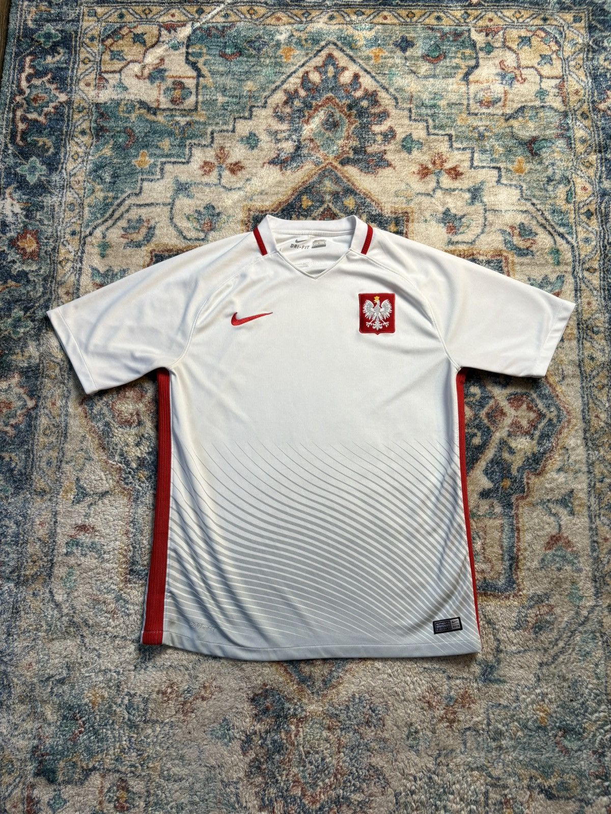 Nike Nike Poland Soccer Jersey Large Size US L / EU 52-54 / 3 - 1 Thumbnail