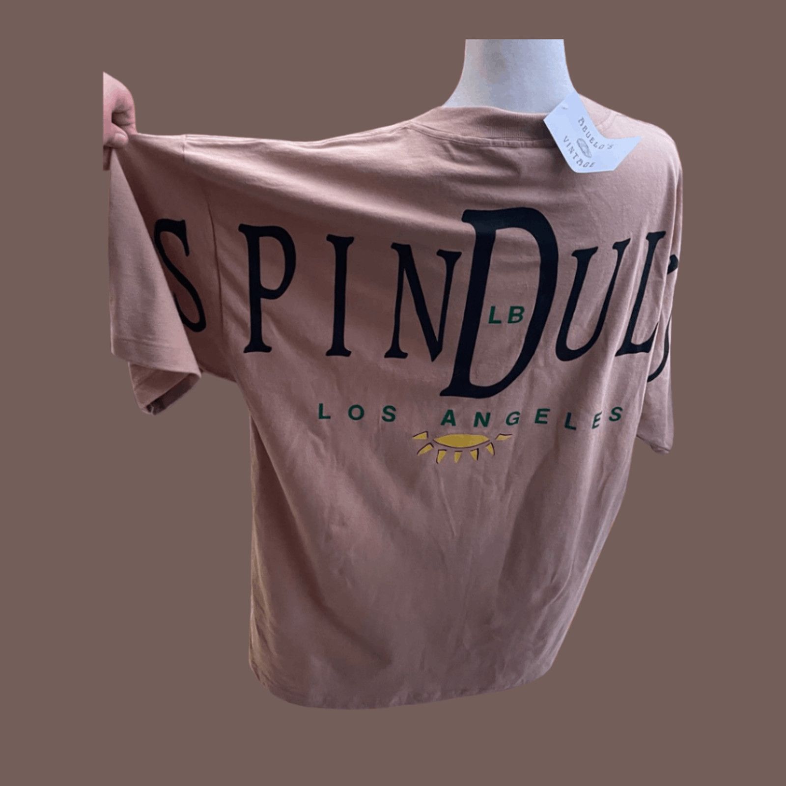 Vintage VTG Graphic Tee Murina Spin Dulys Tan USA | 90s Skatecore XL Size US XL / EU 56 / 4 - 2 Thumbnail