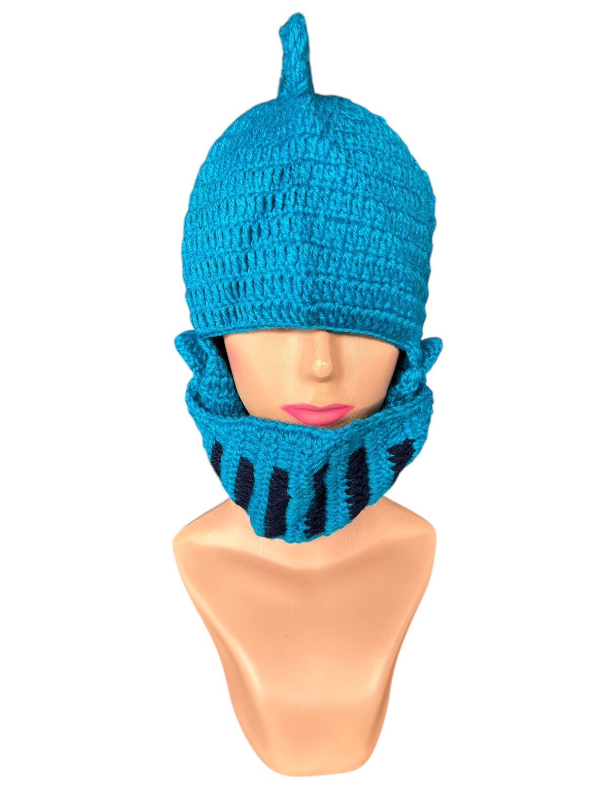 Japanese Brand × Kapital × Vintage Rare Crochet Knitted Handmade Mohawk Balaclava Masked Size ONE SIZE - 4 Thumbnail