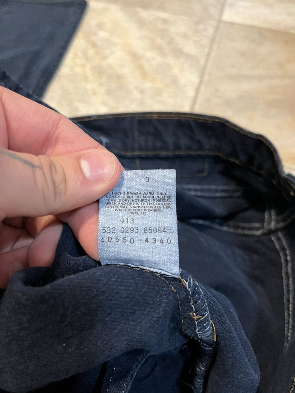 Levi's Vintage 90s Levi’s orange tab jeans 36x34 Size US 36 / EU 52 - 5 Thumbnail