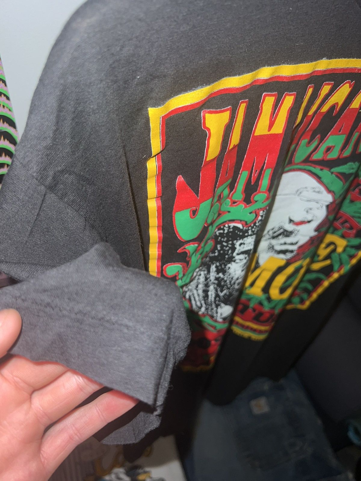 Brockum × Giant 90s Jamaican Style 🍃weed tee🍃 single stitch Size US XL / EU 56 / 4 - 4 Thumbnail