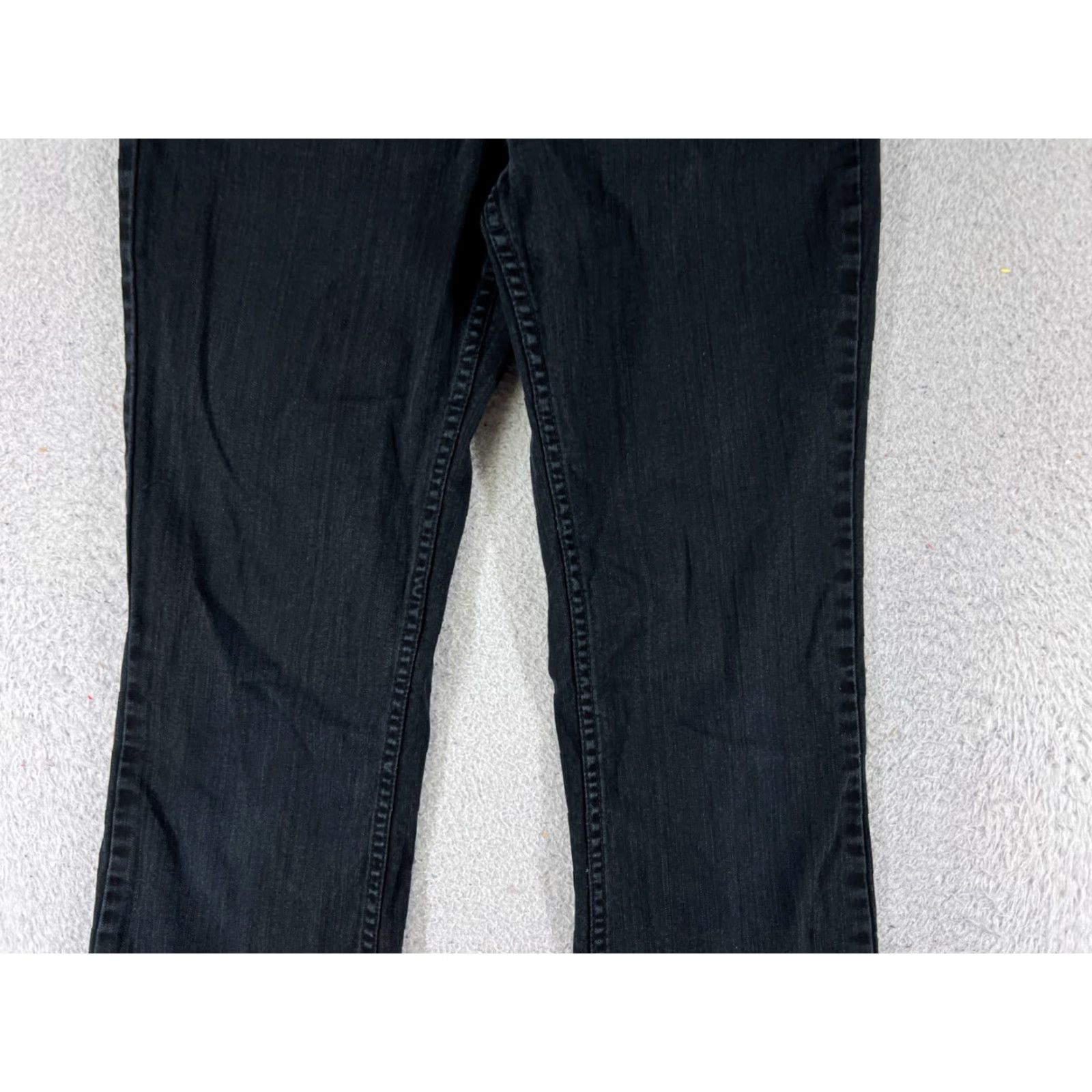 Levi's Levis Jeans Womens 4 Black Denim Boot Cut Mid Rise Cotton Blend 26x28 Size 27" / US 4 / IT 40 - 3 Thumbnail