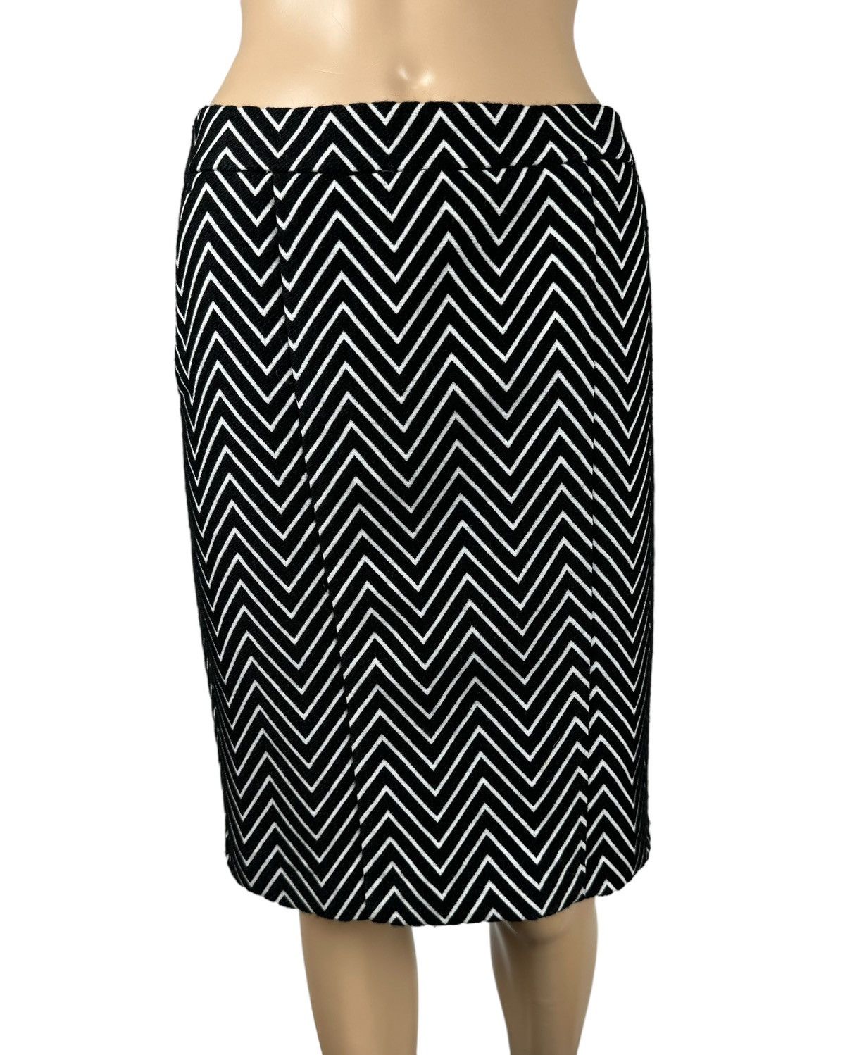 MAX&Co. Max&Co Pencil Skirt Zigzag Striped Wool-Polyester size US4 Size 27" / US 4 / IT 40 - 1 Thumbnail