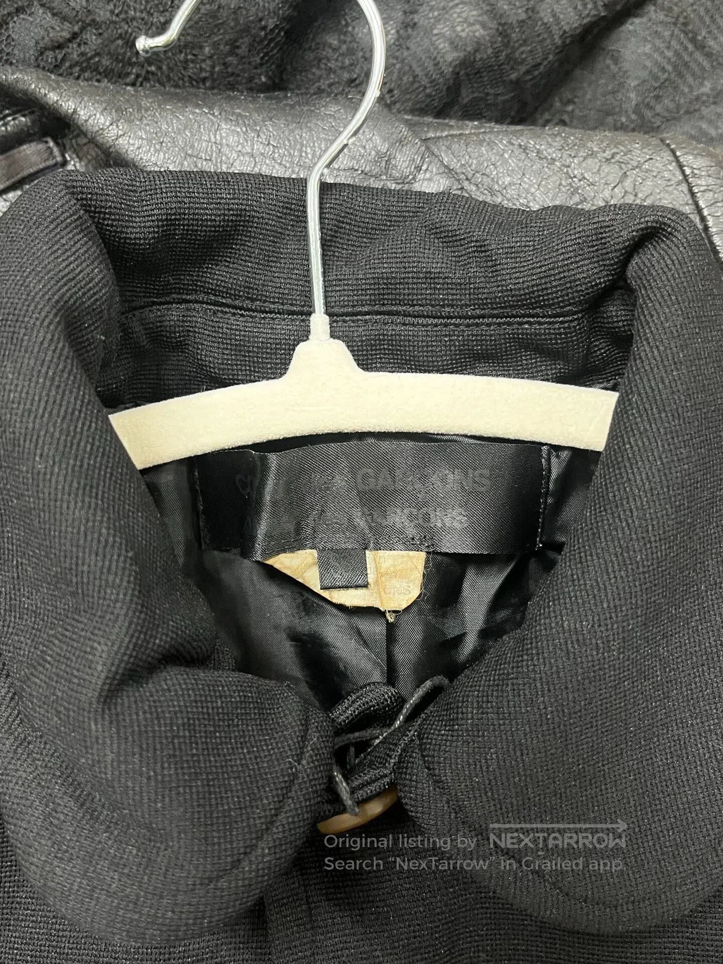 comme des garçons black jacket.