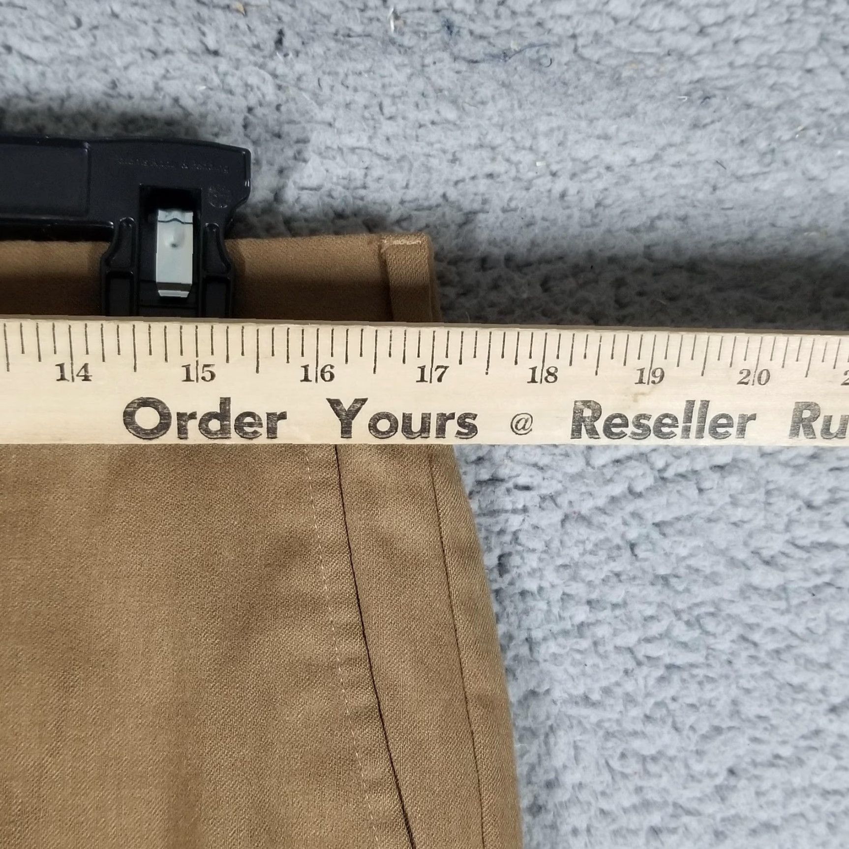 Vintage VINTAGE John Alexander Dress Pants Mens 34 Khaki Tan Wool Flat Front Trousers Made USA Mens Size US 34 / EU 50 - 3 Thumbnail