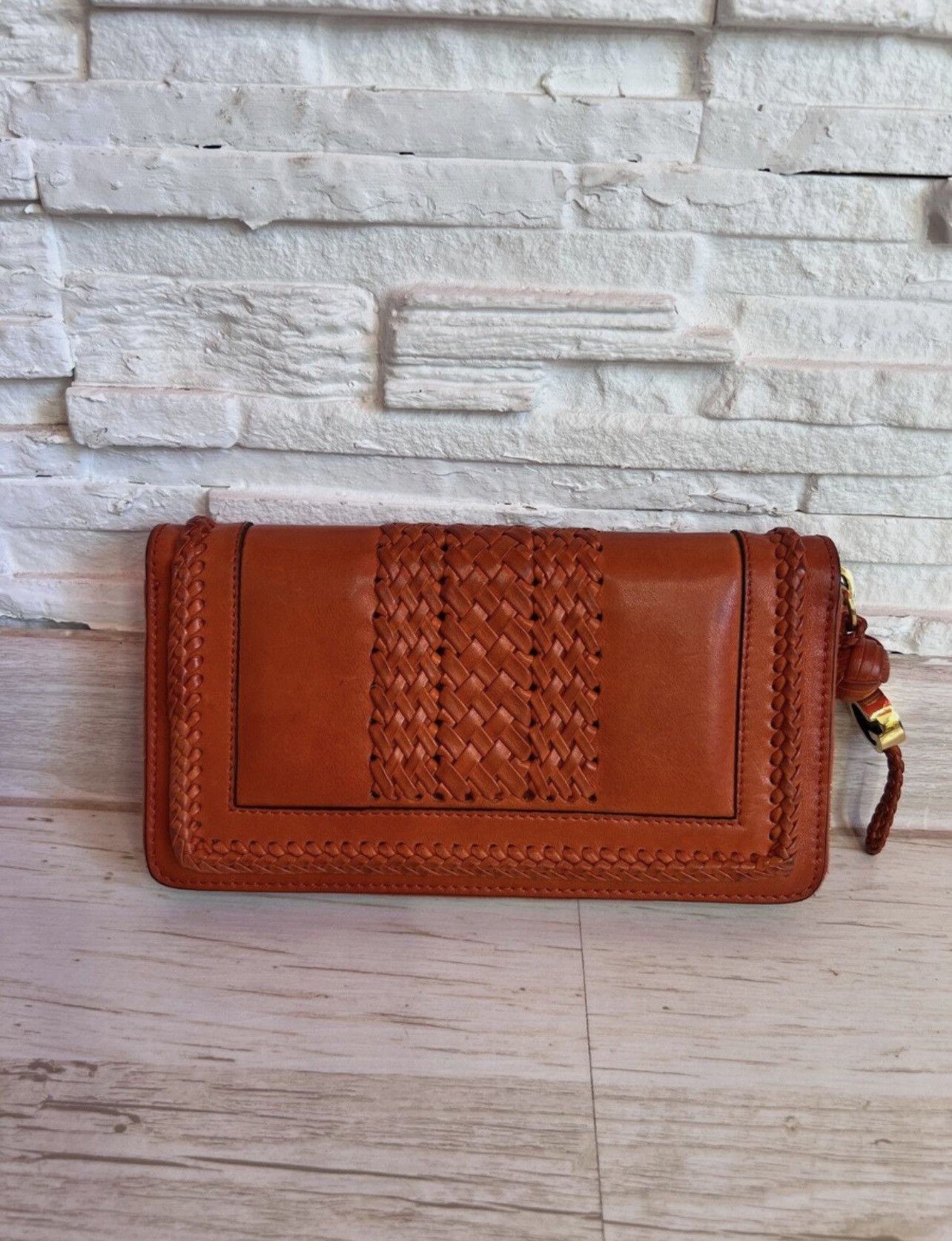Gucci Gucci Woven Leather Long Wallet Size ONE SIZE - 3 Thumbnail