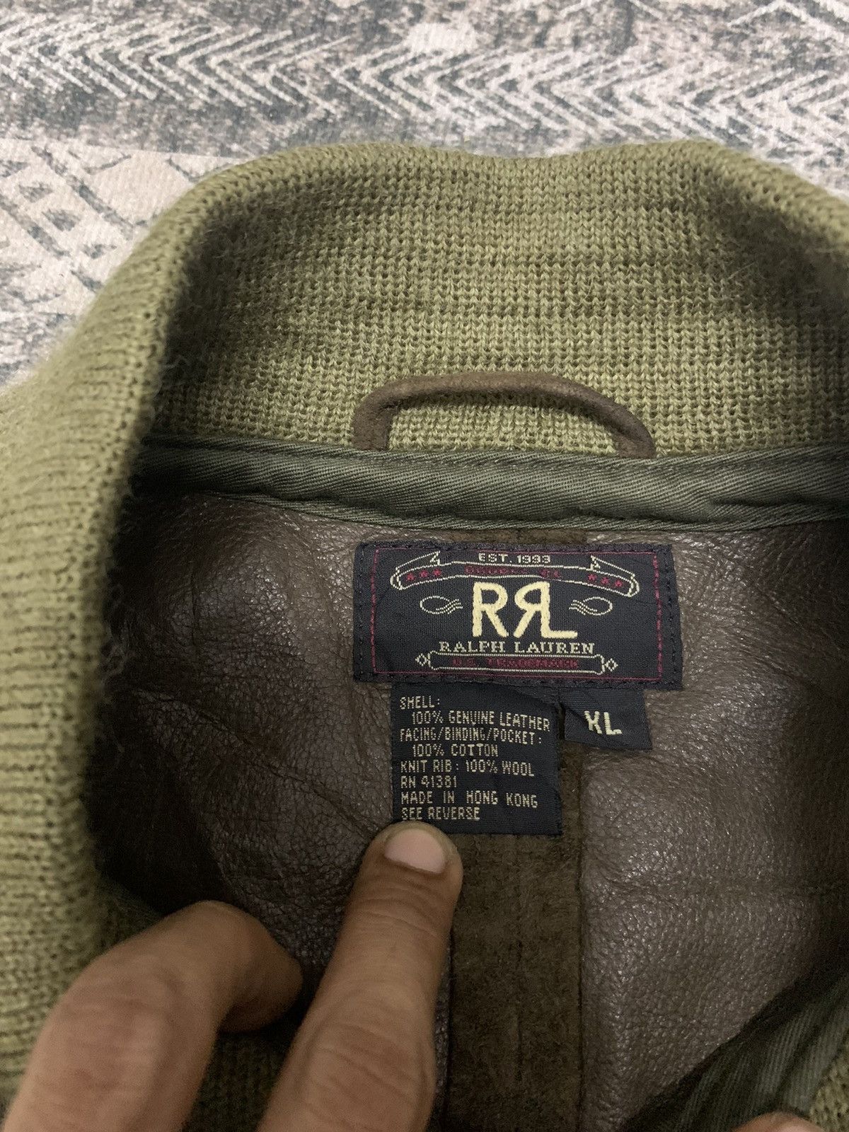 RRL Ralph Lauren 80s RRL RALPH LAUREN SUEDE LEATHER BOMBER JACKET Size US XL / EU 56 / 4 - 5 Thumbnail