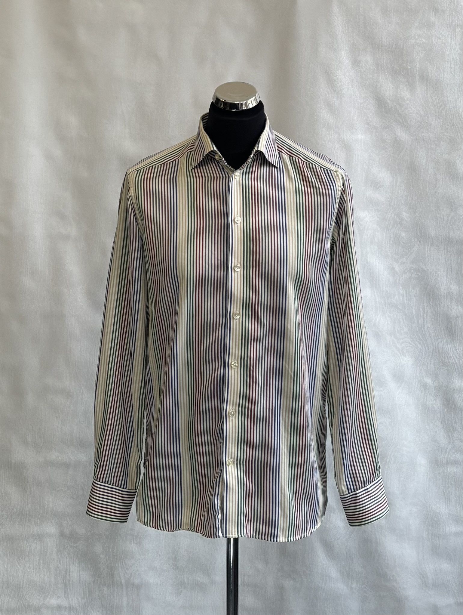 Eton Eton Contemporary Shirt Multicolor Stripes Size 40 Size US M / EU 48-50 / 2 - 1 Thumbnail
