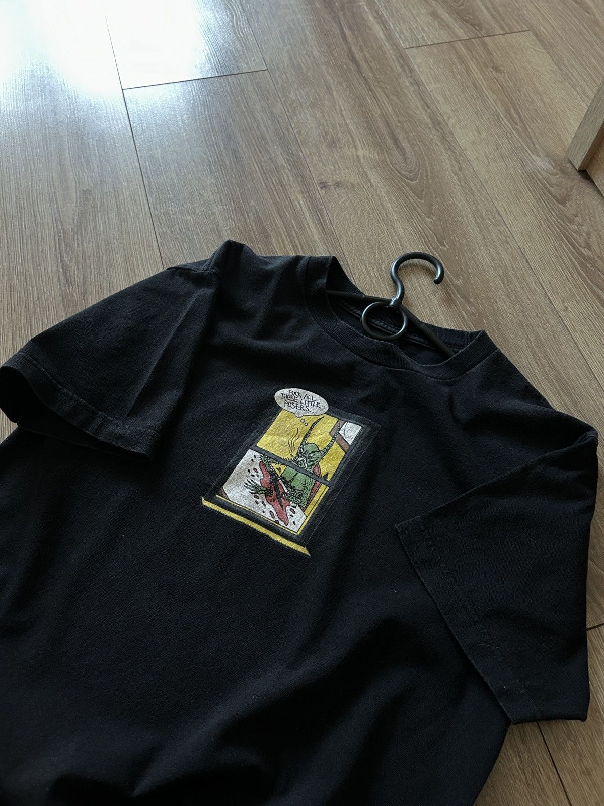 Vintage Vintage Baker Skate boarding “fuck all these little posers” Size US M / EU 48-50 / 2 - 2 Thumbnail