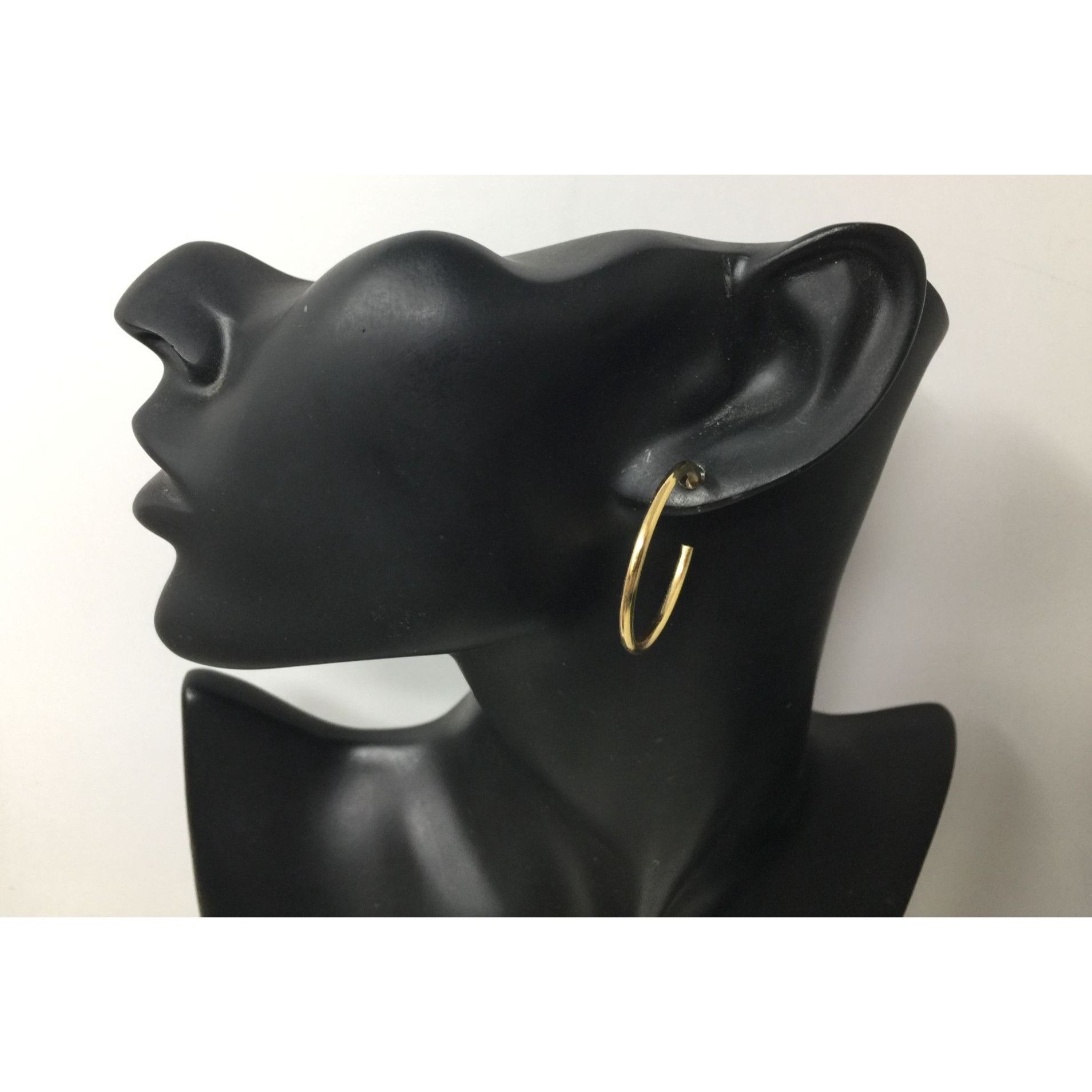 Other Women's Gold Tone Thin Hoop Earrings Size ONE SIZE - 1 Thumbnail